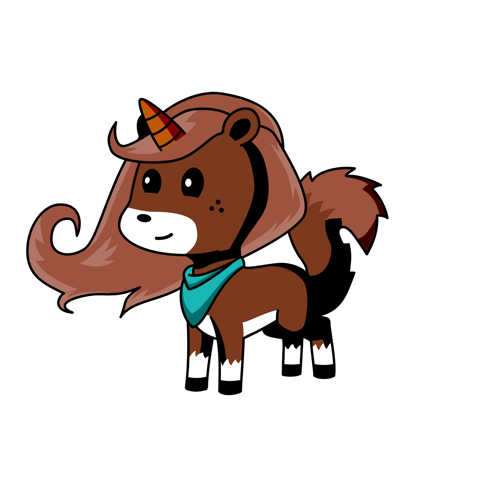Squirrel, the unicorn