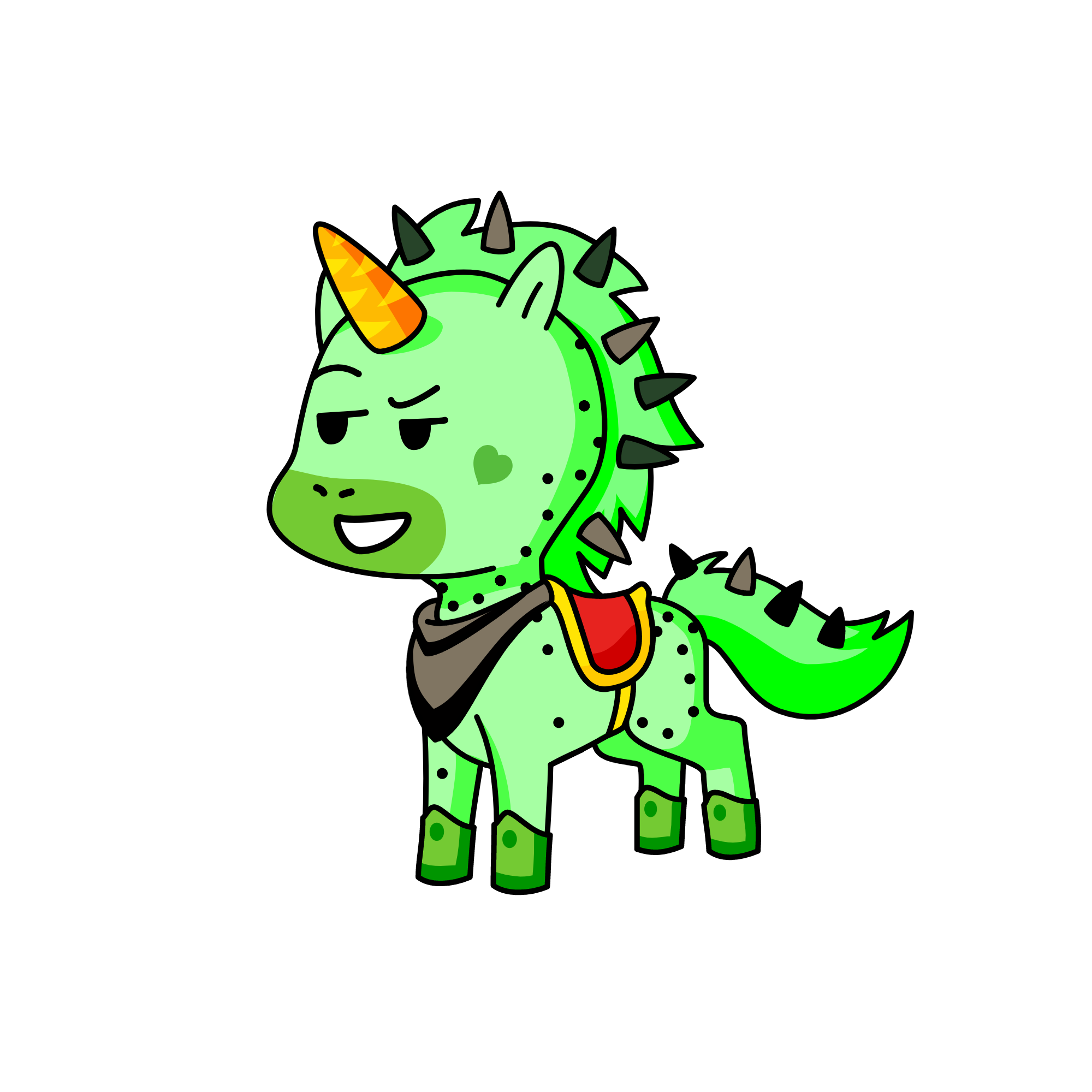 Mint Chocolate chip, the unicorn