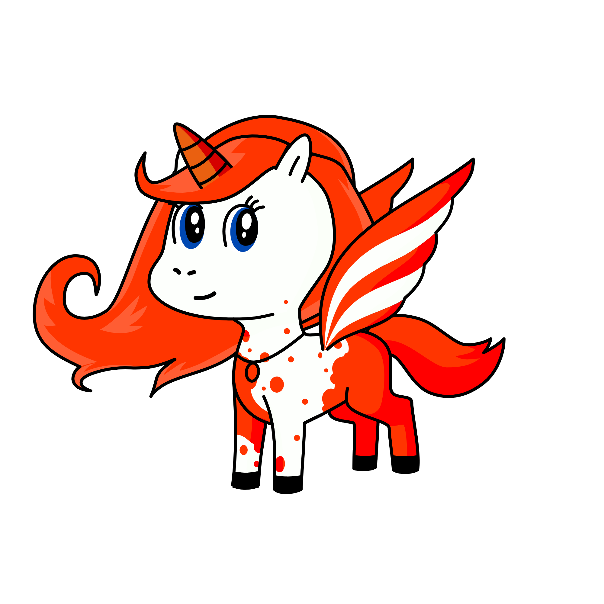 Peppermint, the unicorn