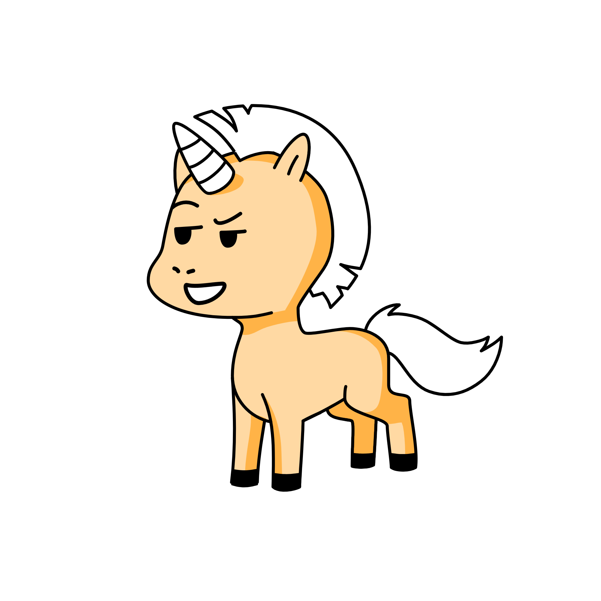 Toe, the unicorn