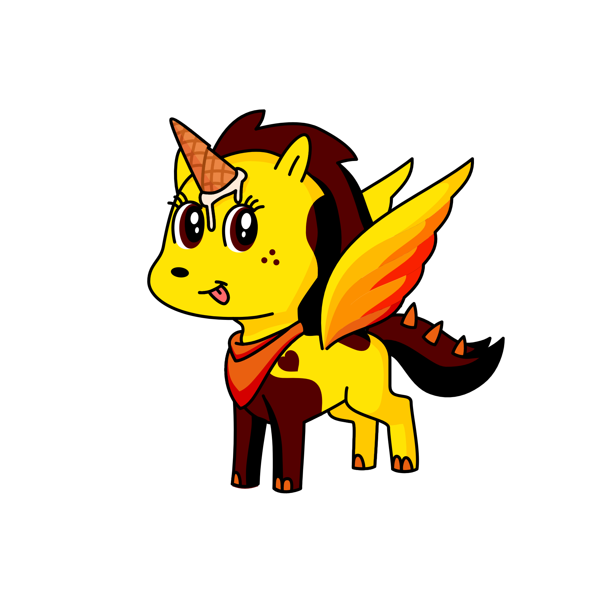 Banana Split, the unicorn