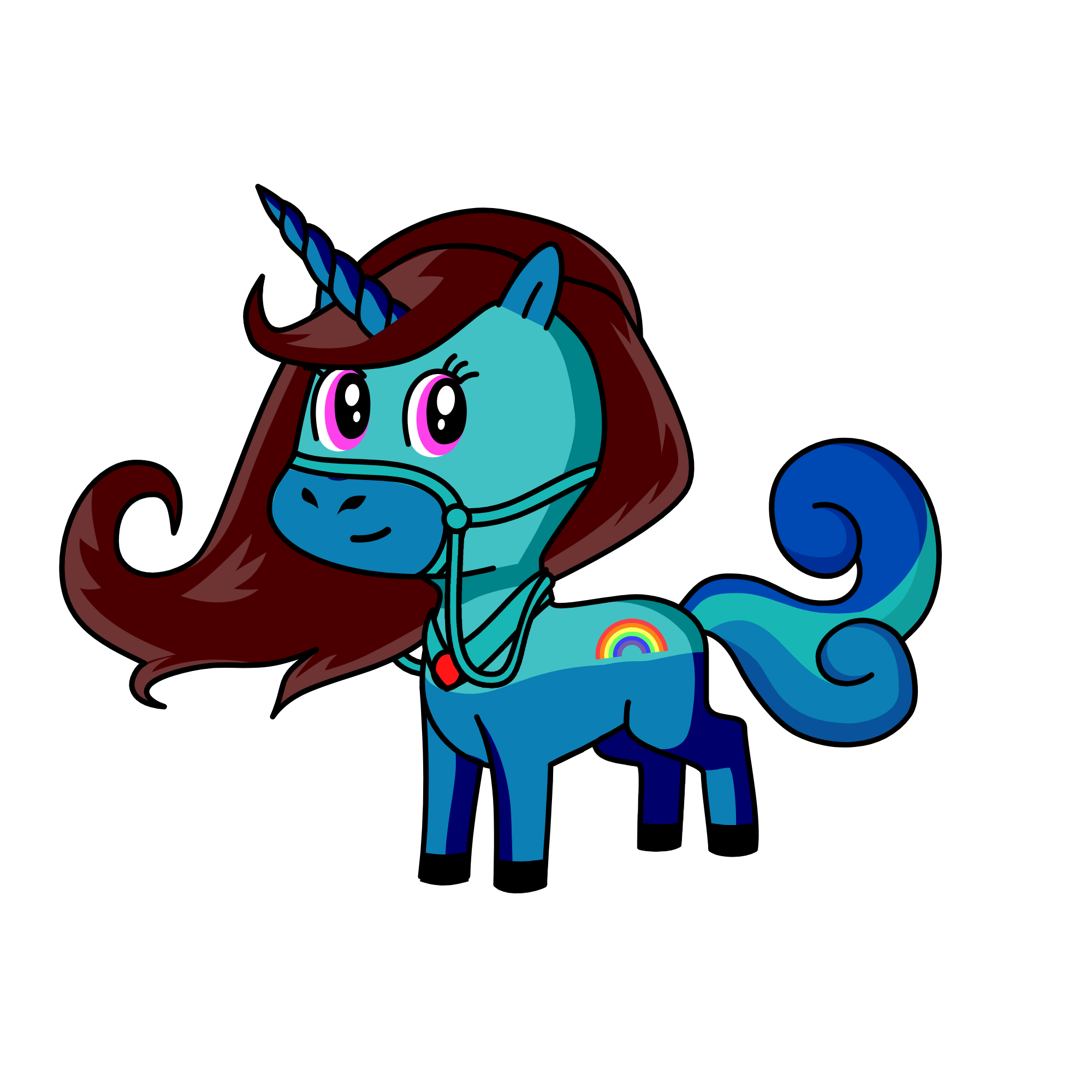 Shylo (shy-lo), the unicorn