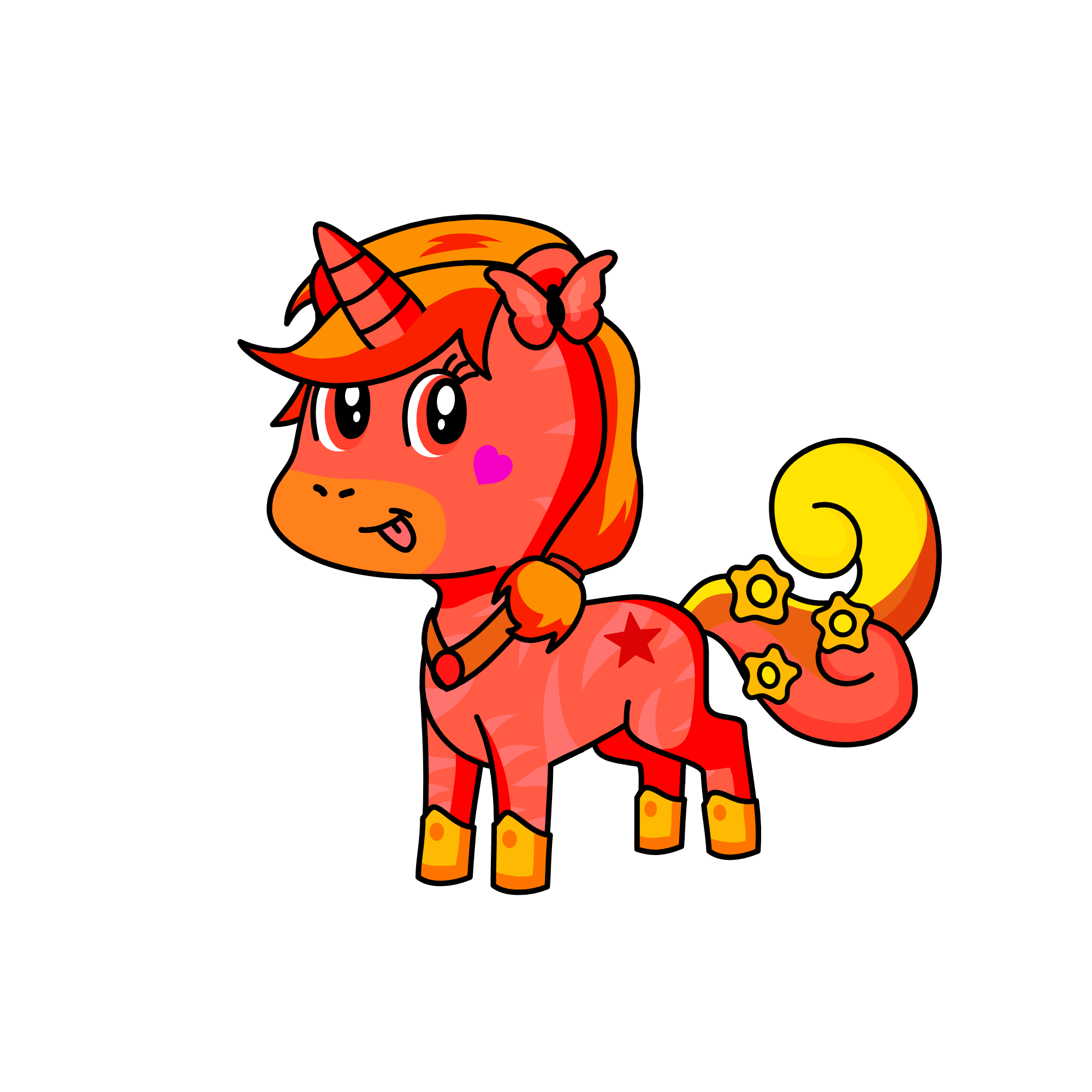 fire heart, the unicorn