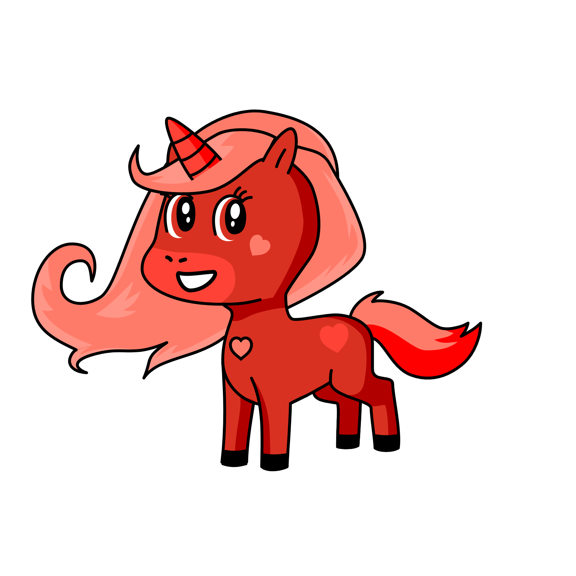 LISSI HEART , the unicorn