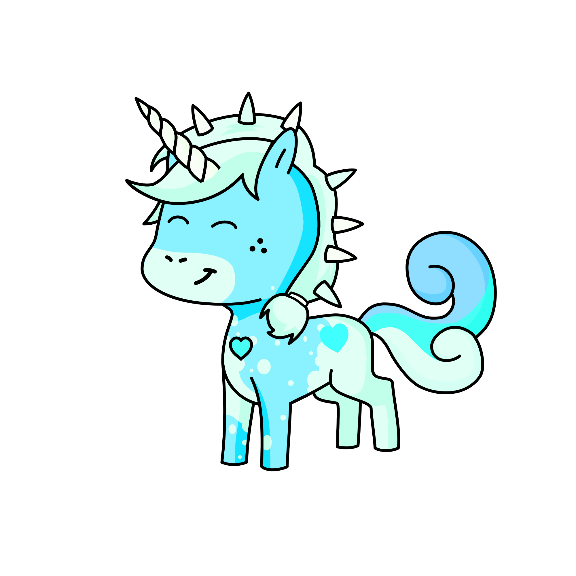 winter, the unicorn