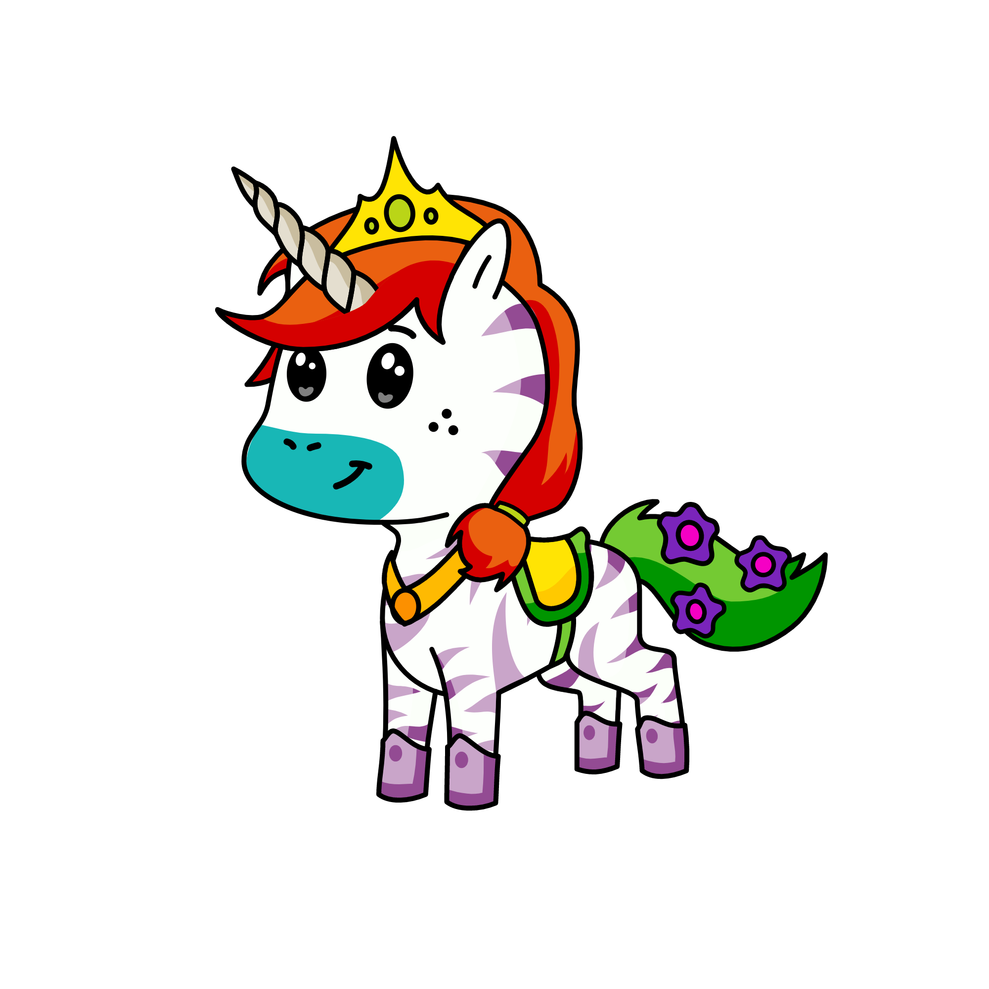Sandy, the unicorn