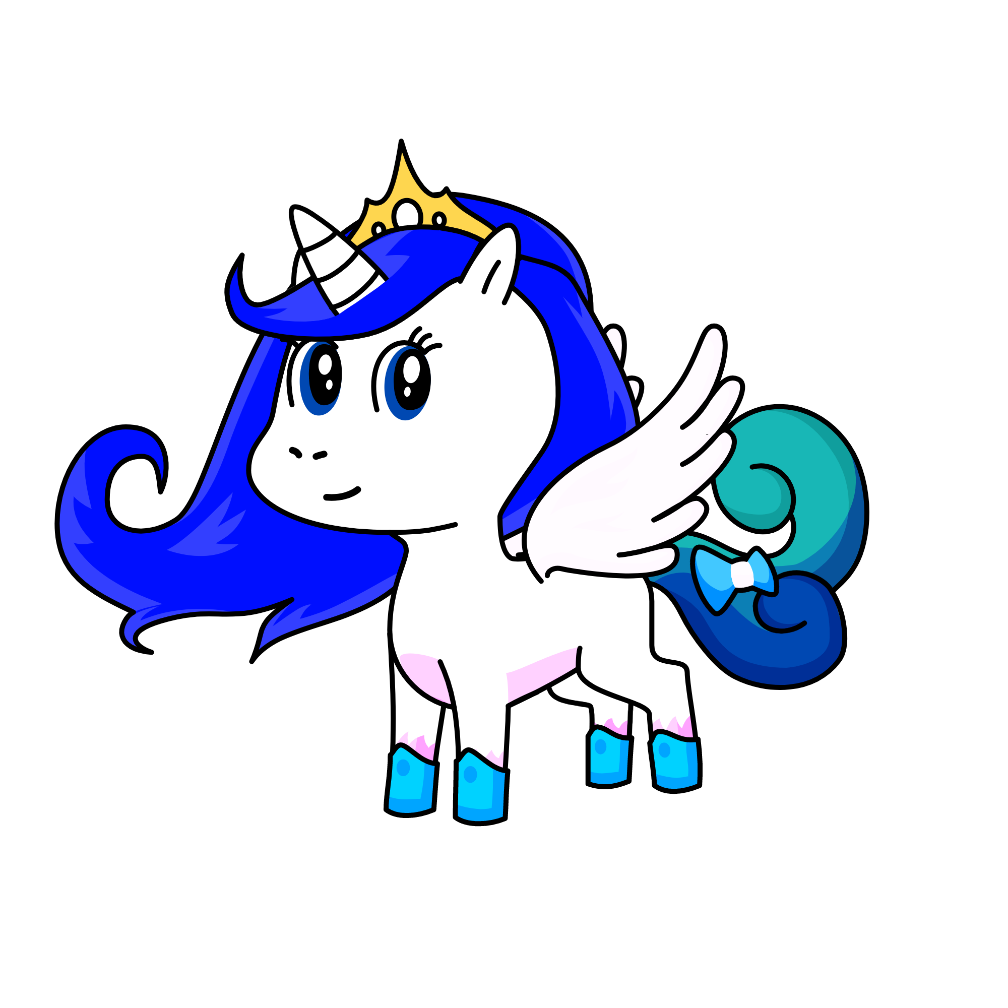 Princess Snowflake the element of ice, the unicorn