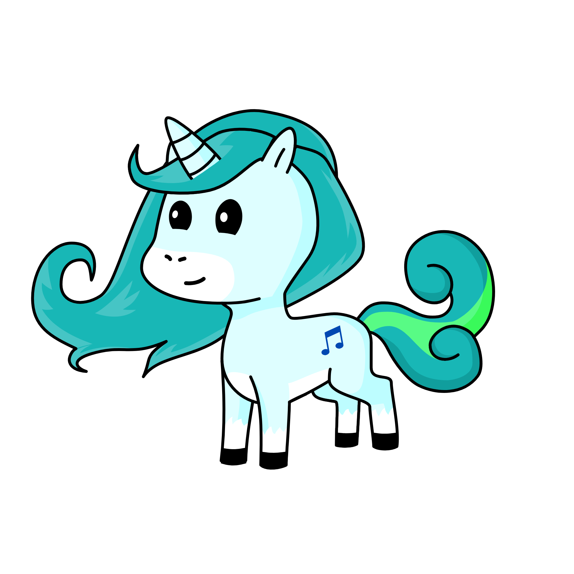 misty, the unicorn