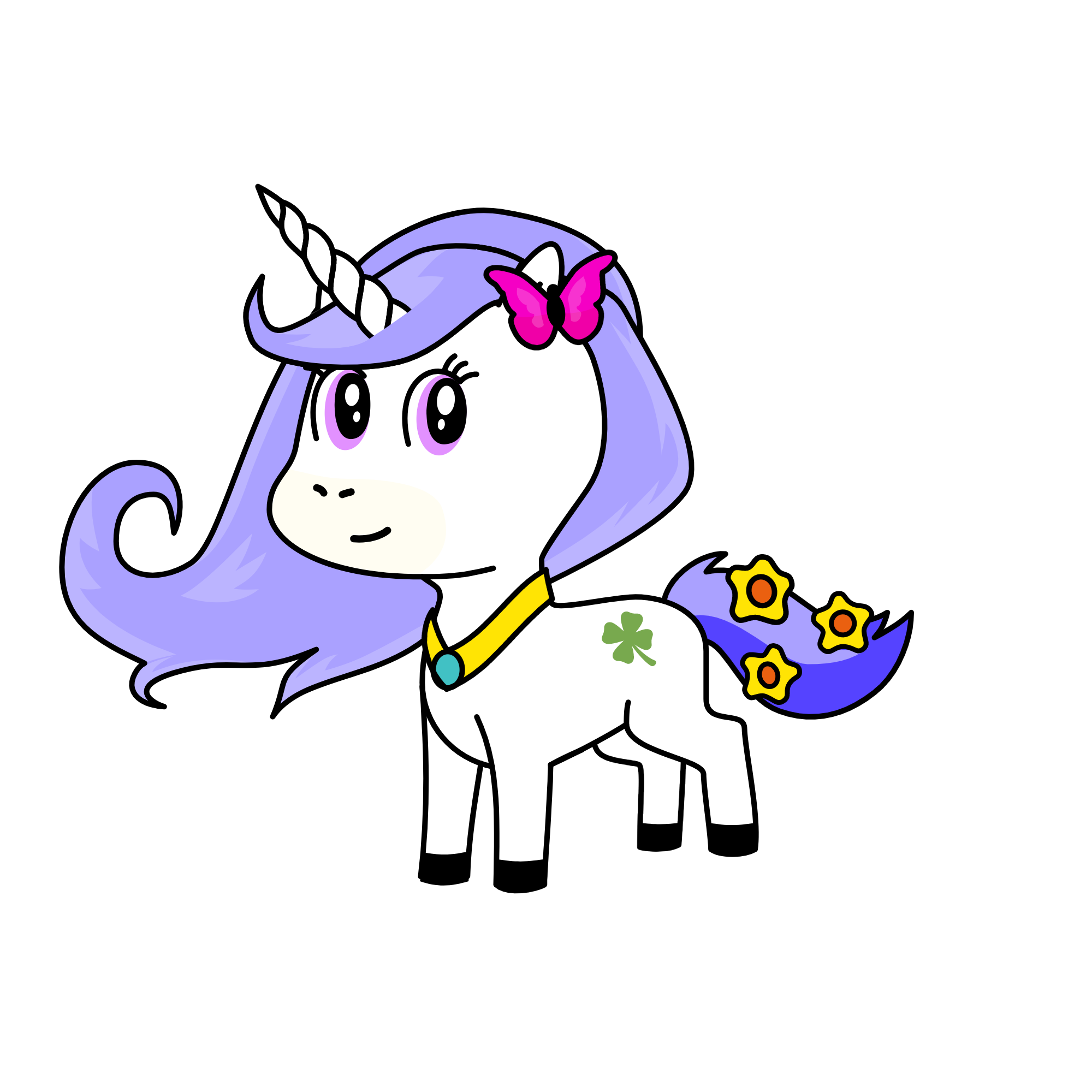 Gardenia, the unicorn