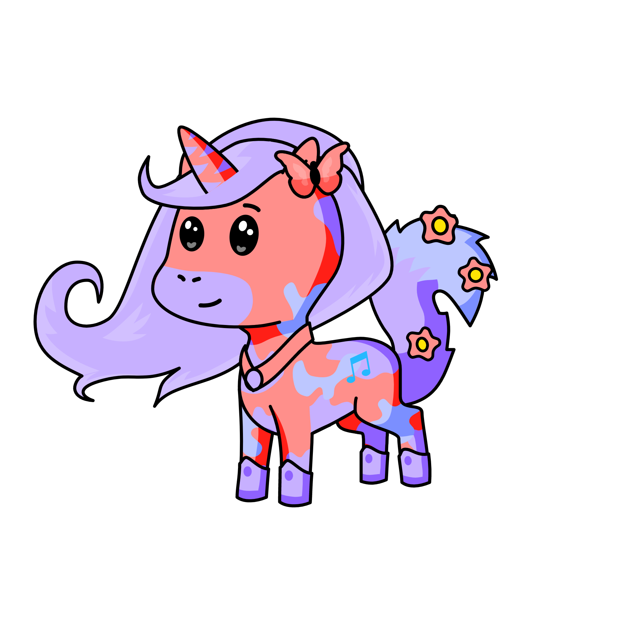 Coralcorn, the unicorn