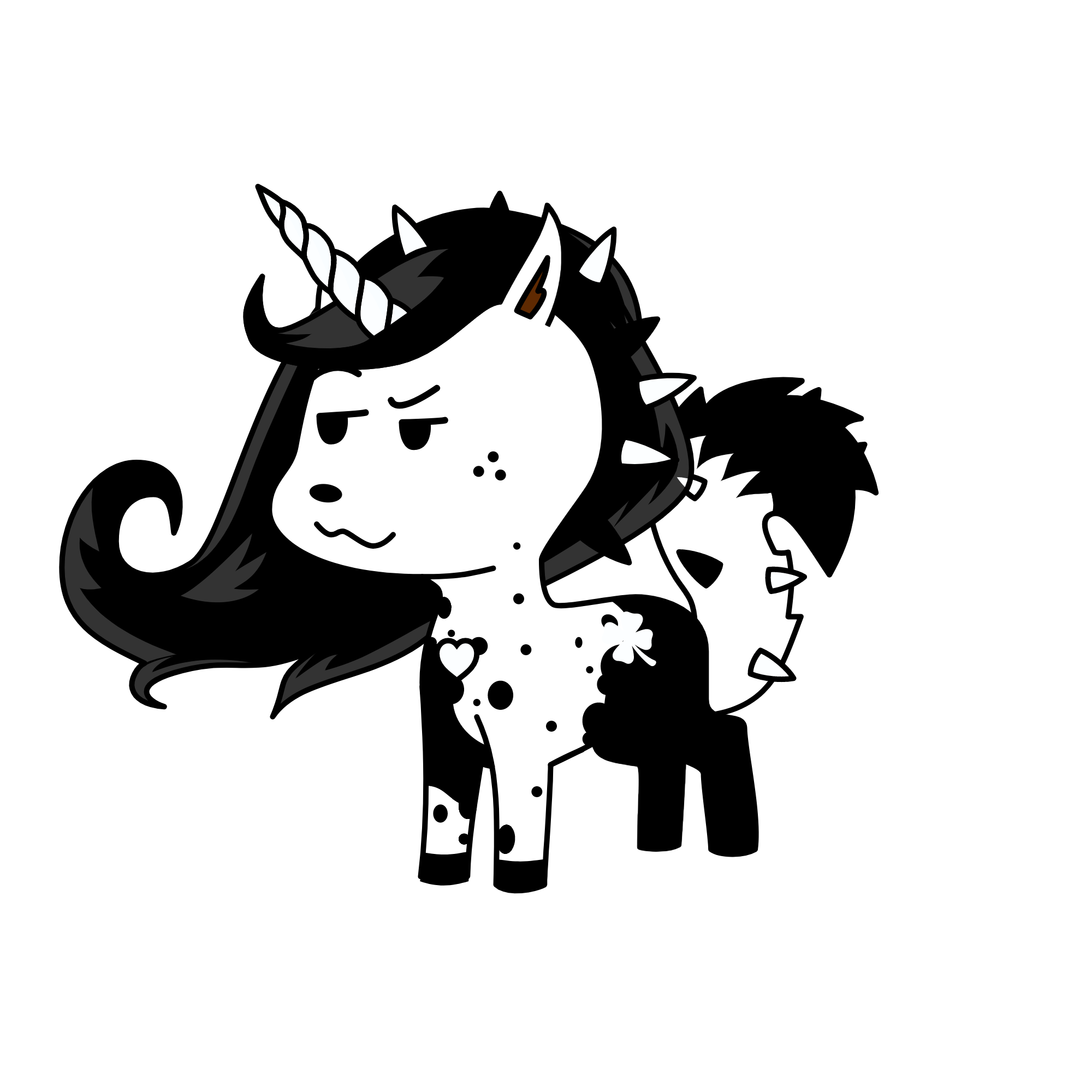 bw, the unicorn