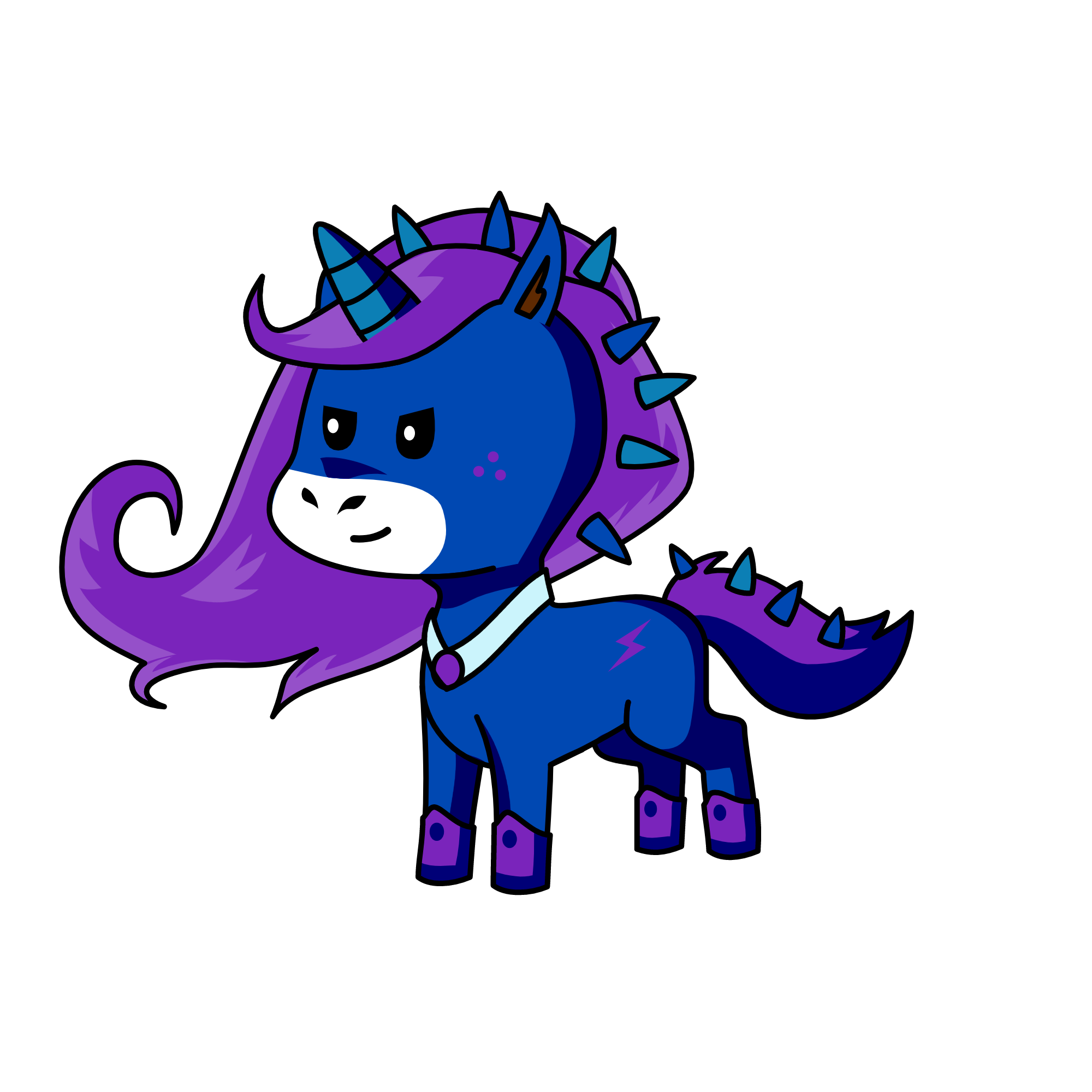 Midnight Moon, the unicorn