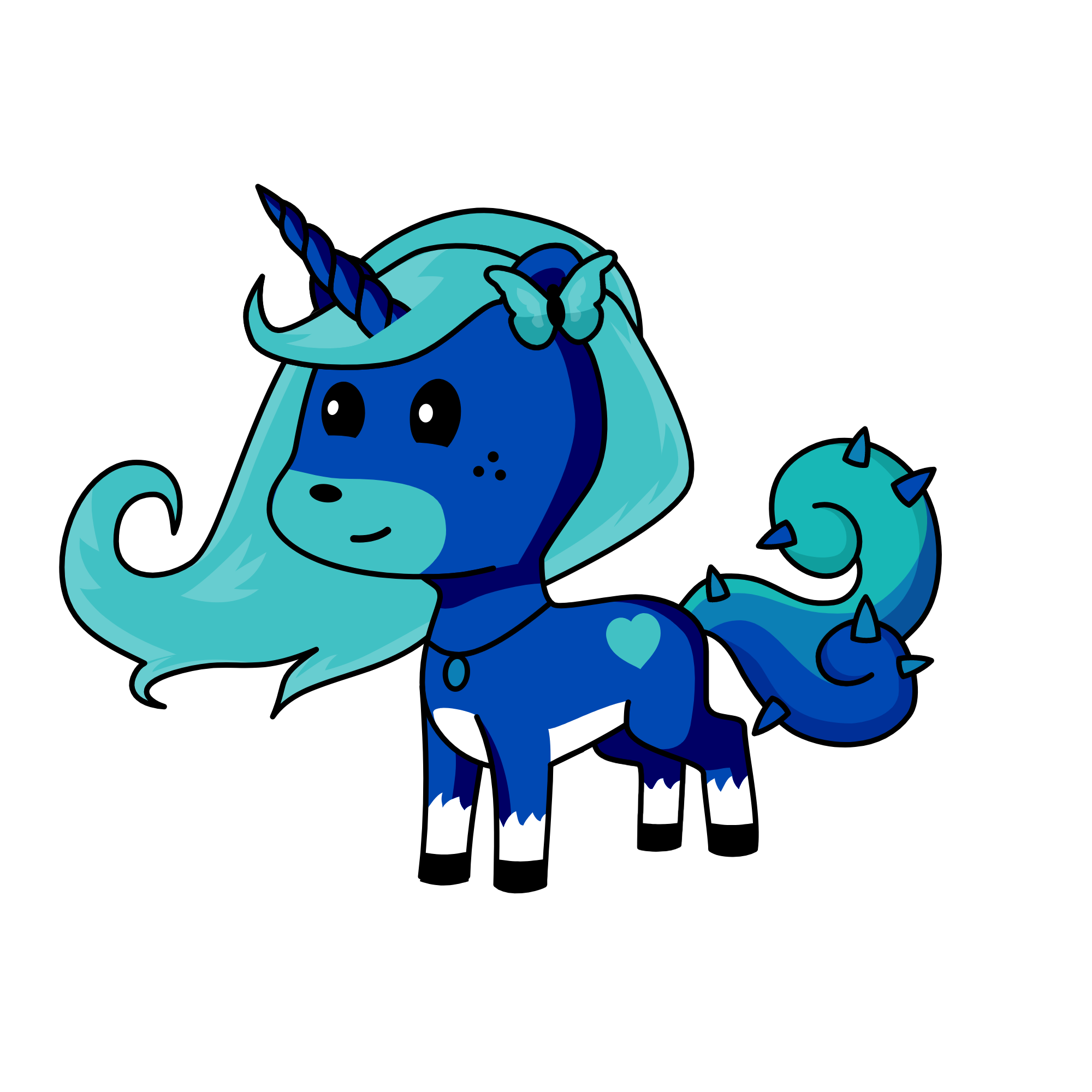 Midnight, the unicorn