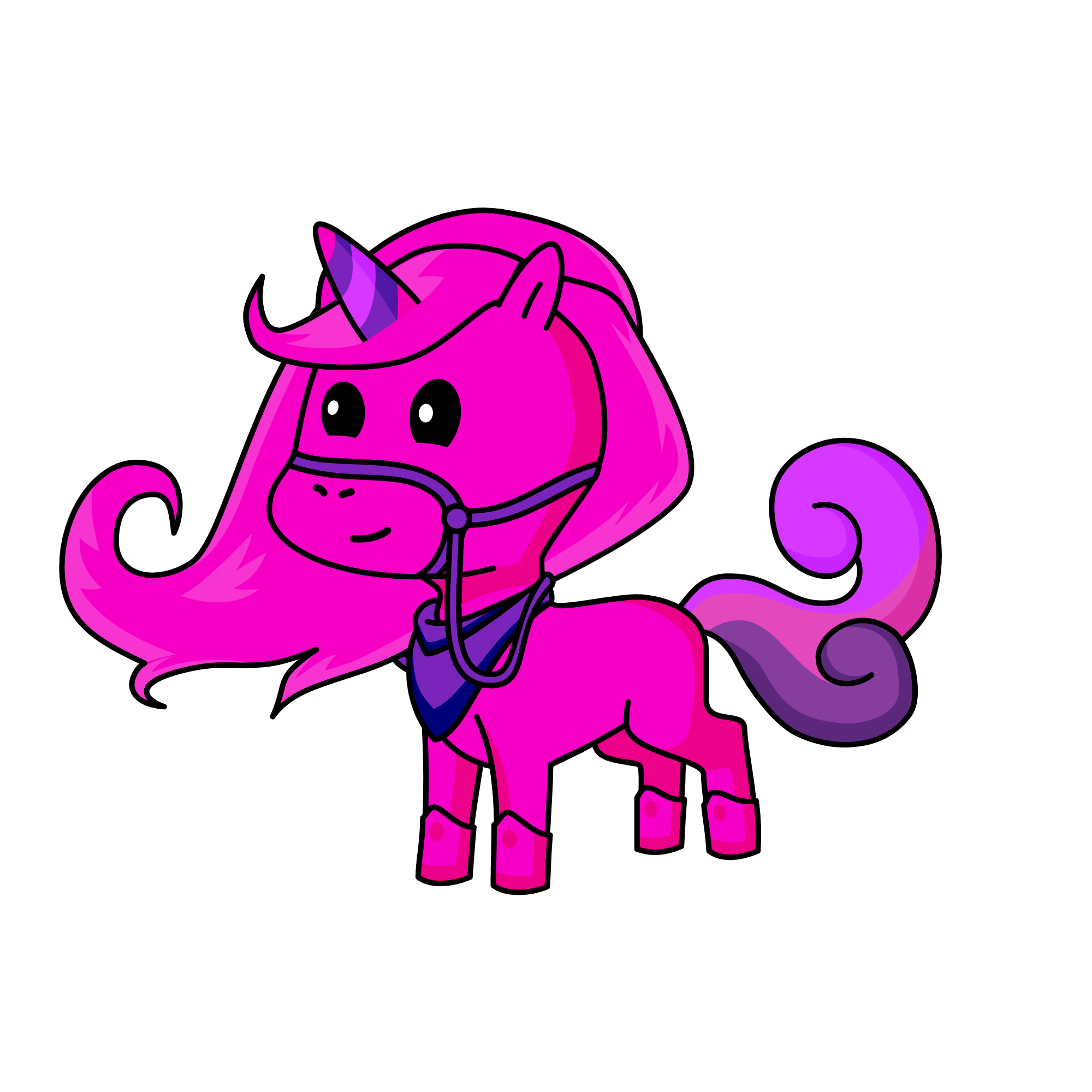 bluey, the unicorn