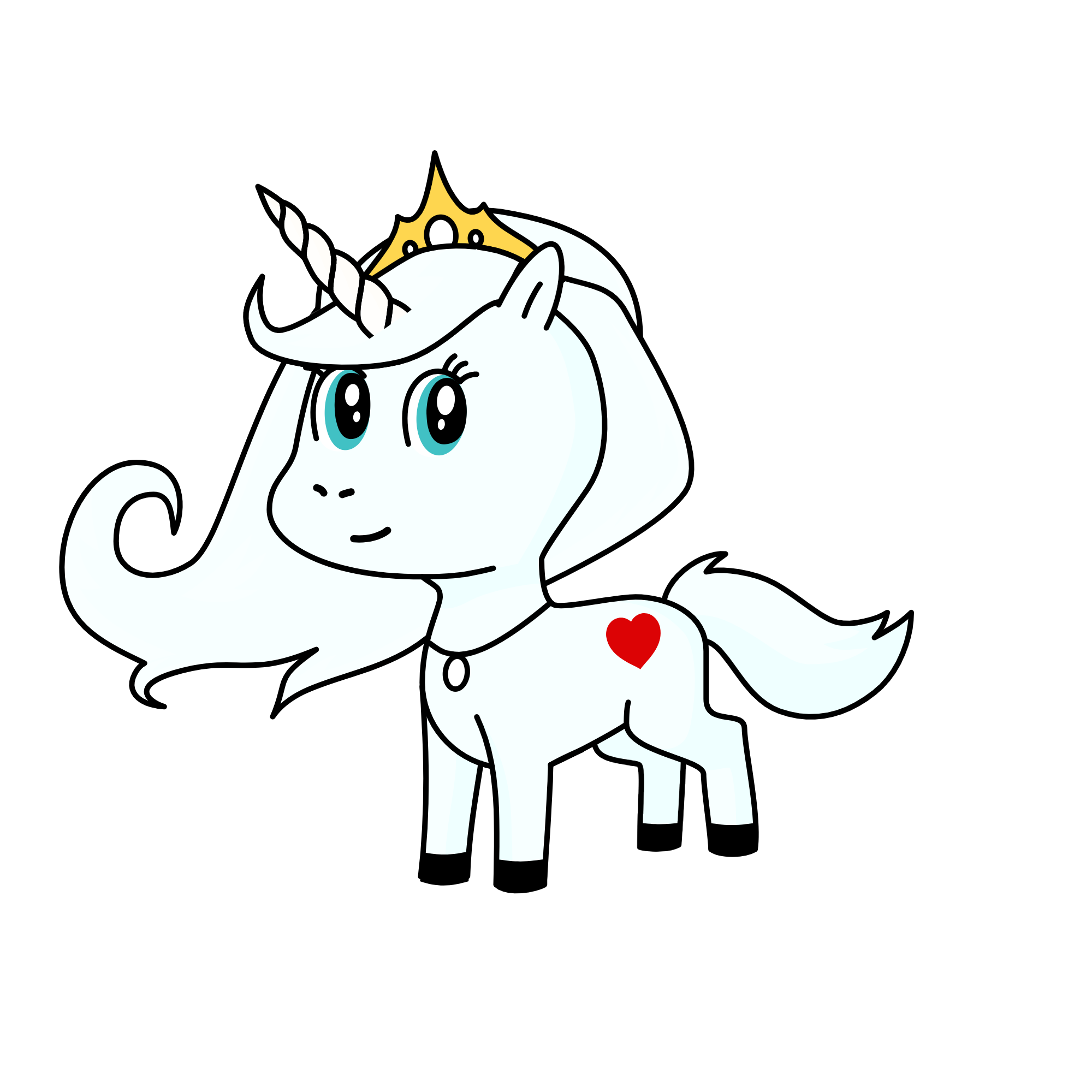 winter, the unicorn