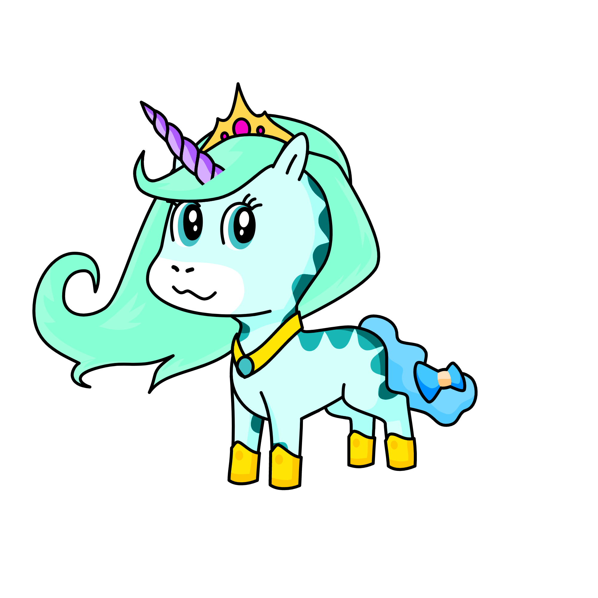 Mermaid, the unicorn