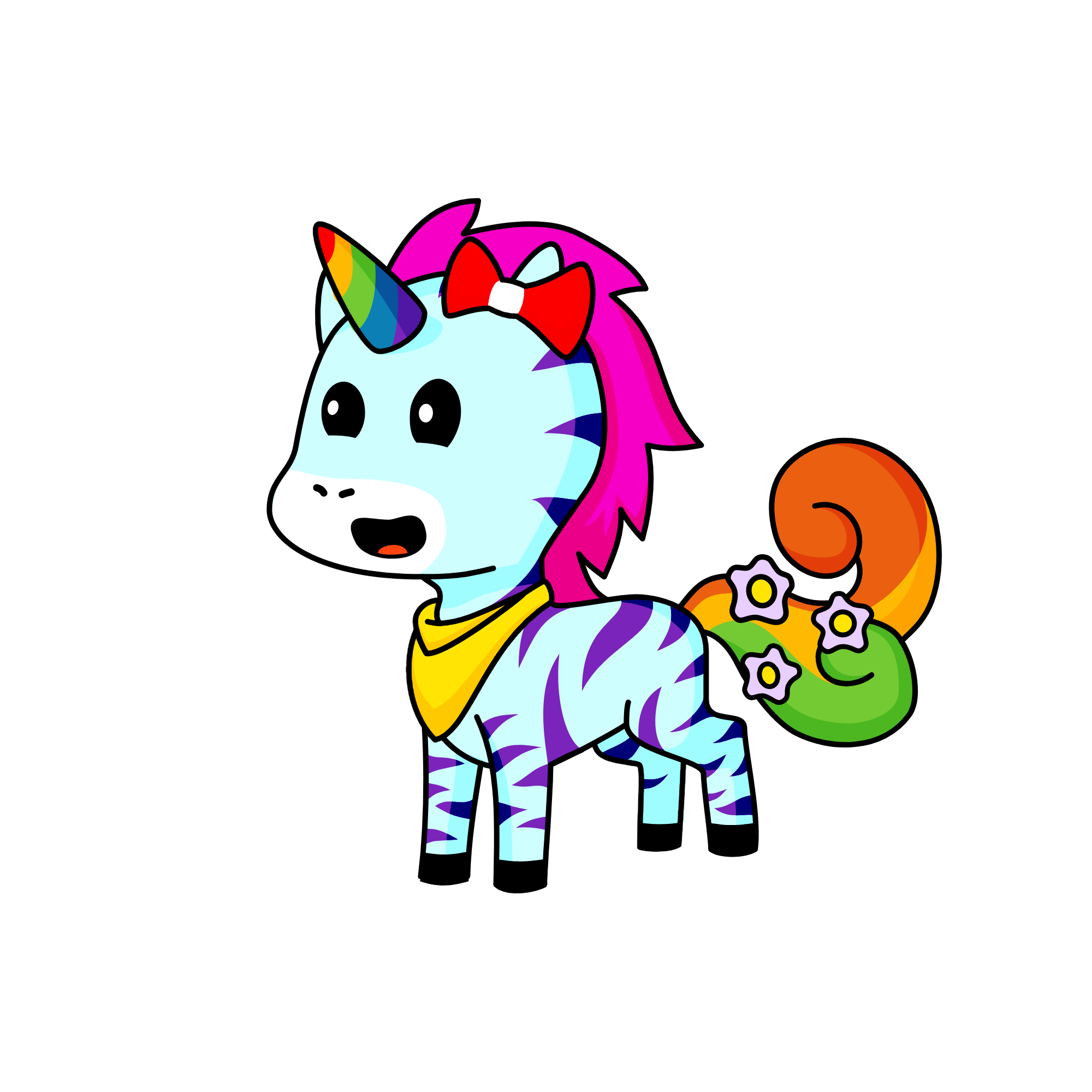 Rainbow Sparkle, the unicorn