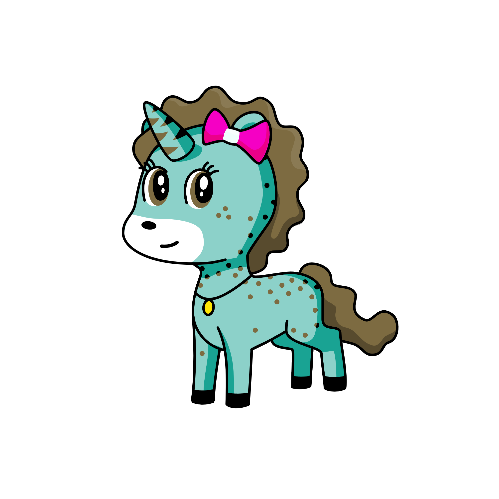 Minty da Donut, the unicorn