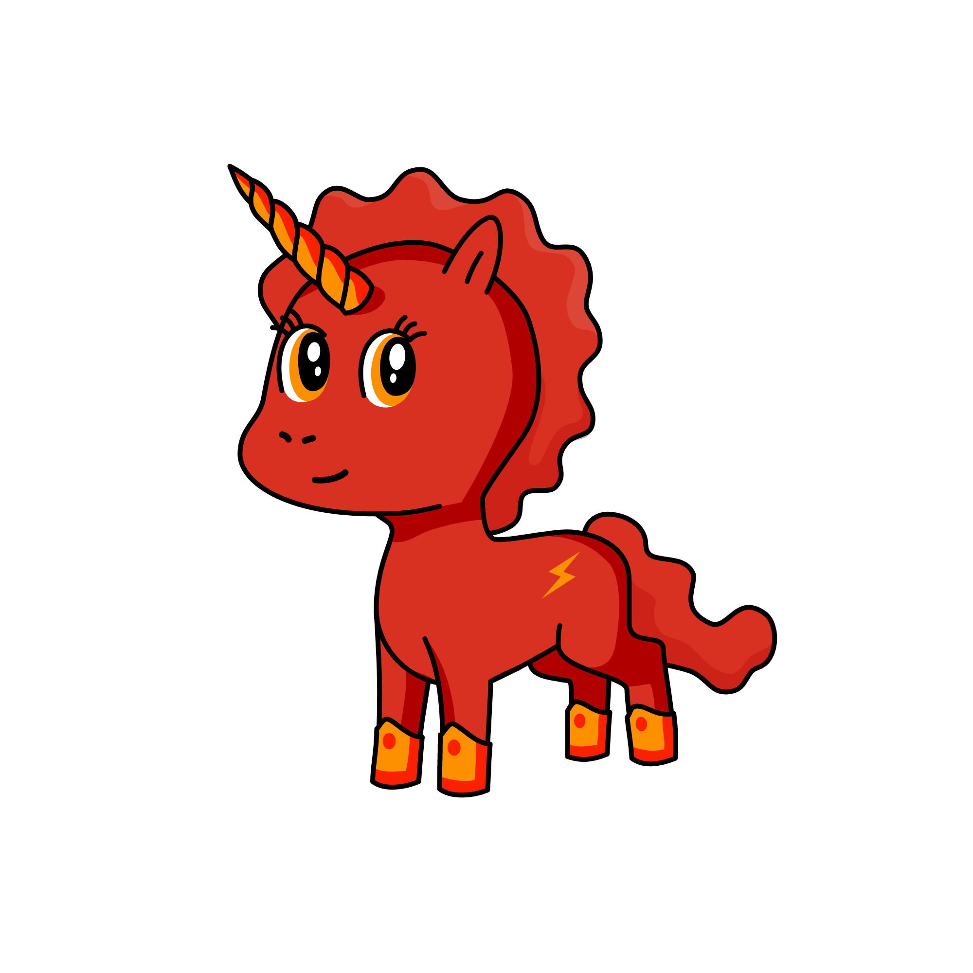 Fireball, the unicorn