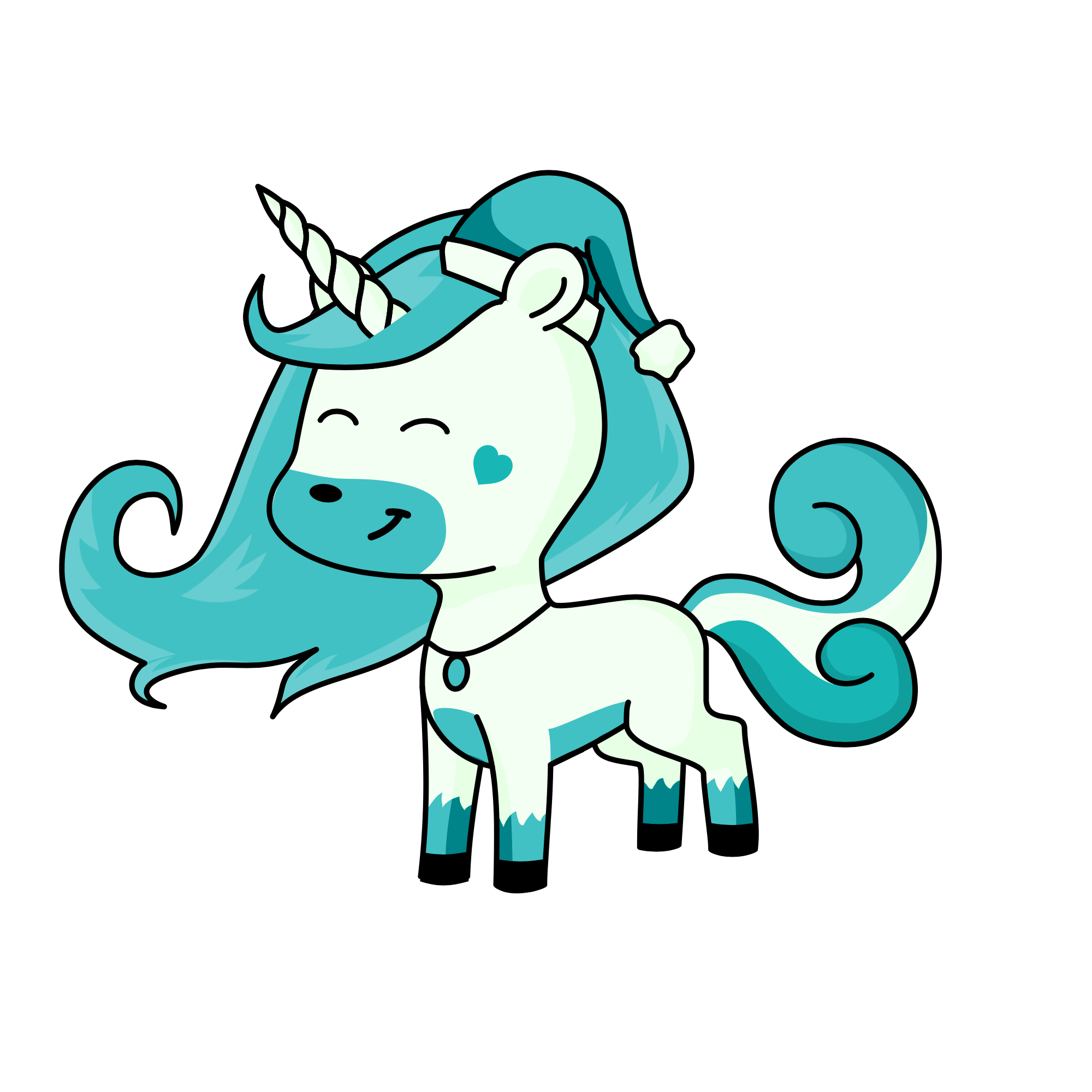 Snow Slid, the unicorn