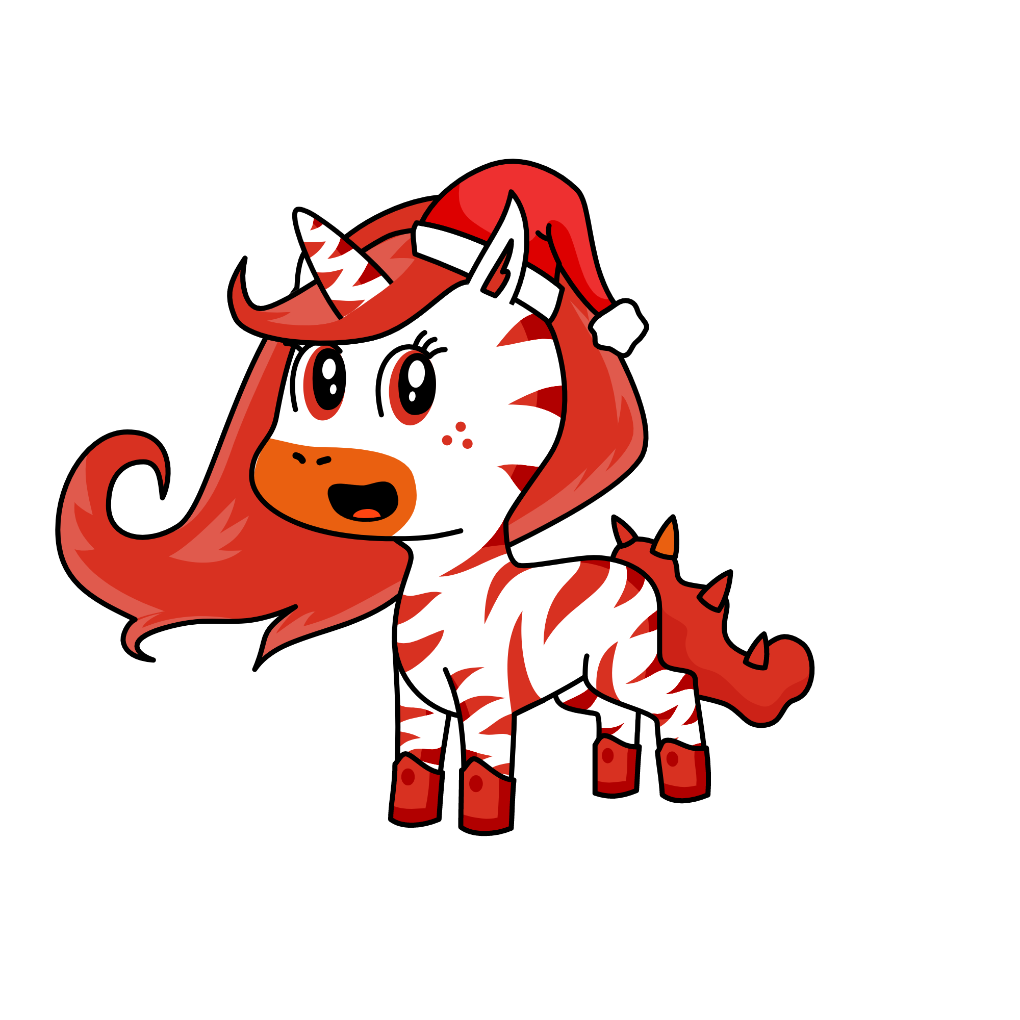mrs claws, the unicorn