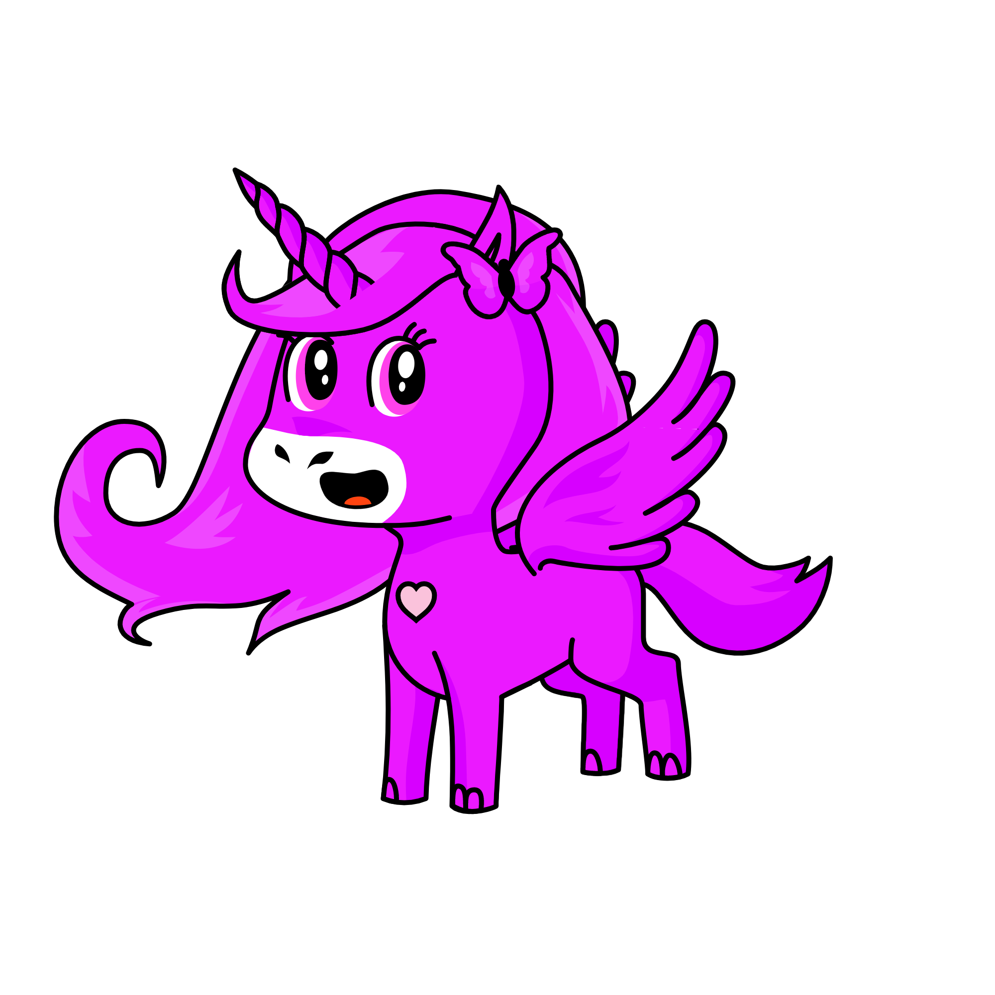 pinky, the unicorn