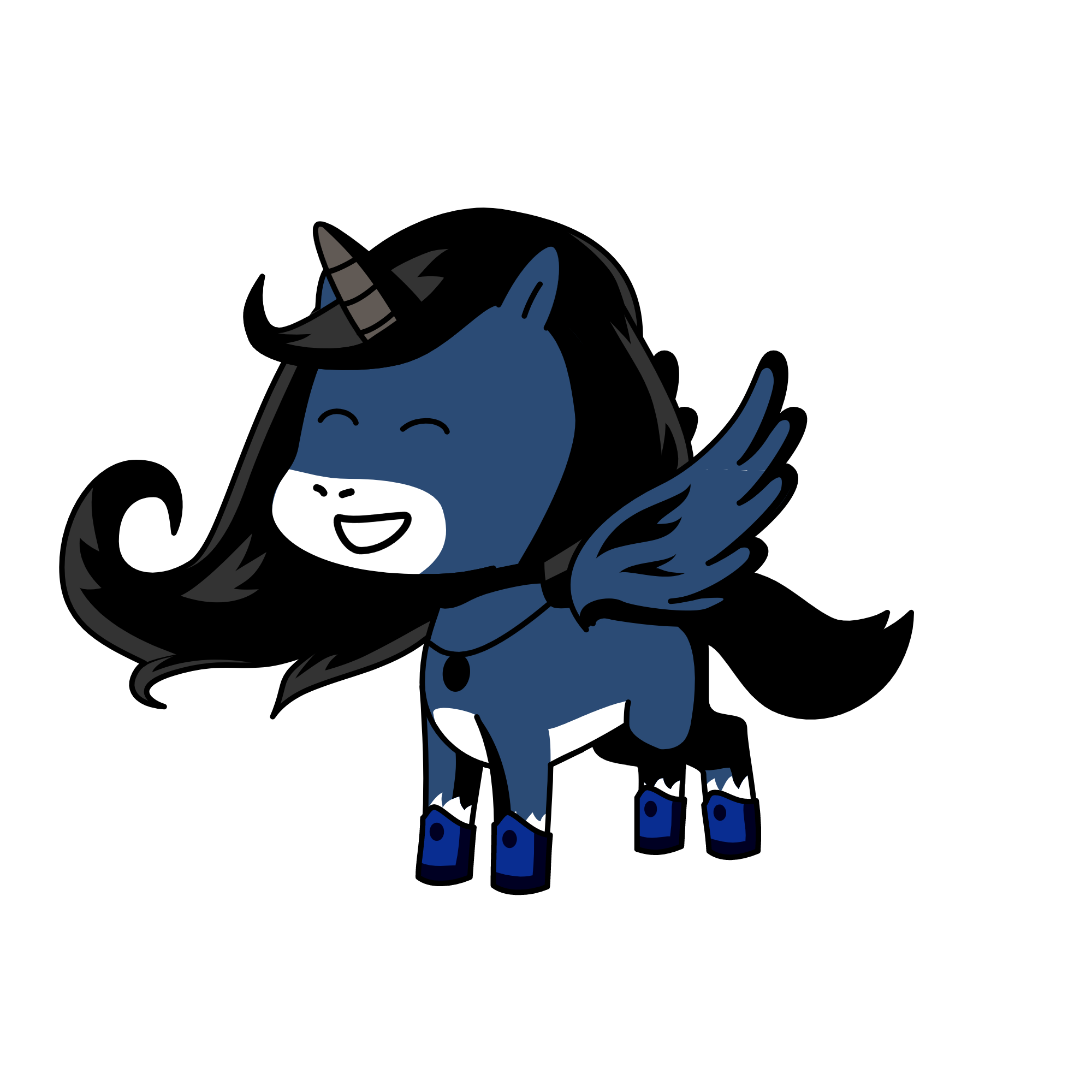 Midnight, the unicorn