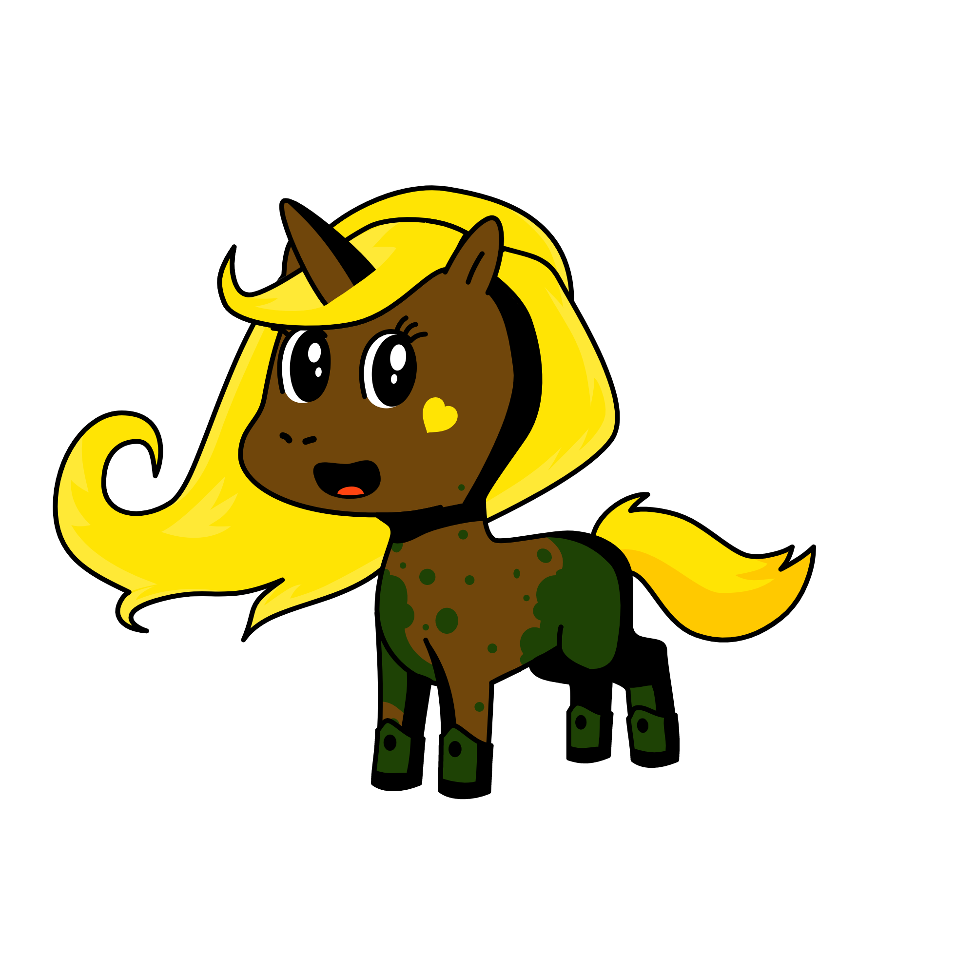 Sunflower, the unicorn