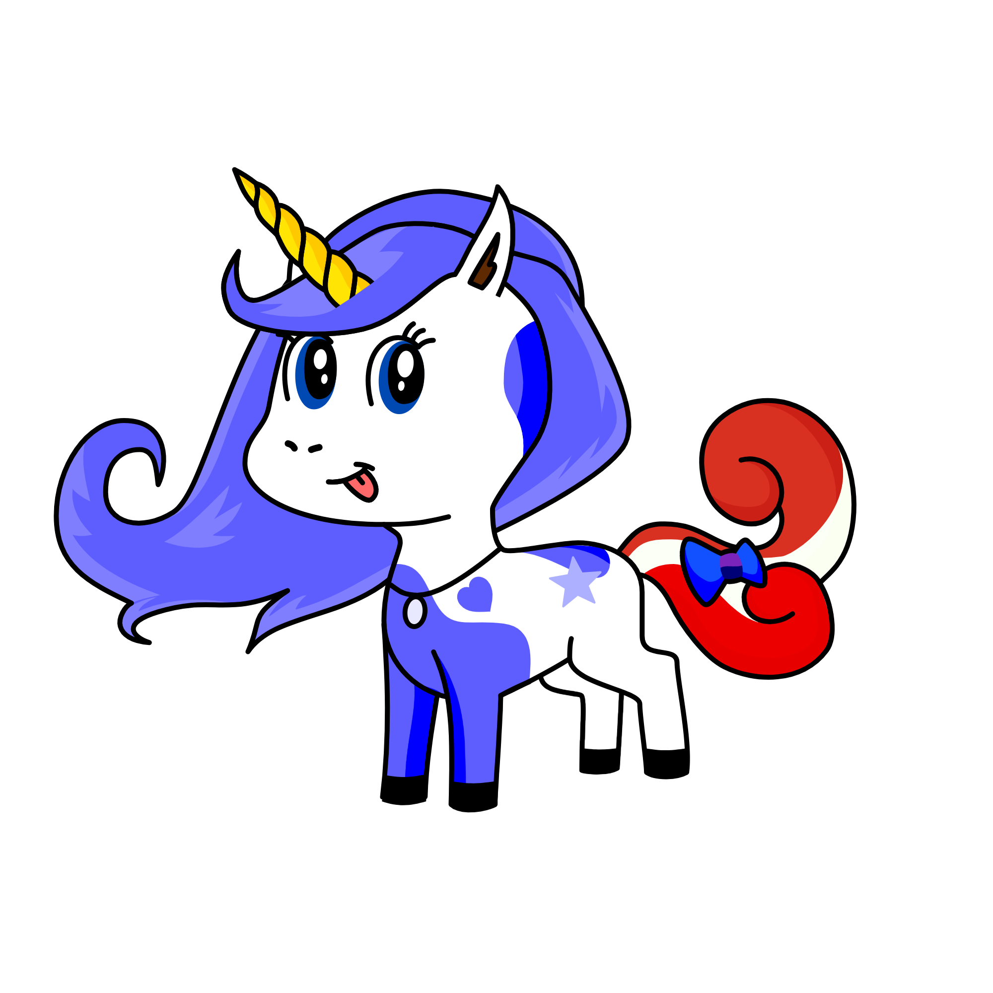 America, the unicorn
