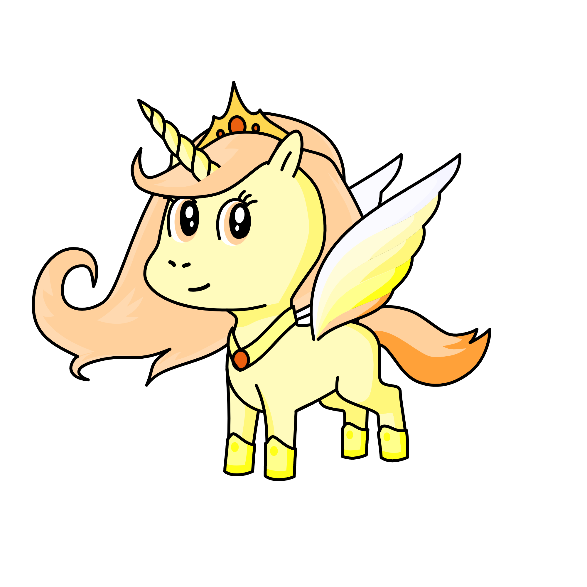 Queen Galaxia, the unicorn