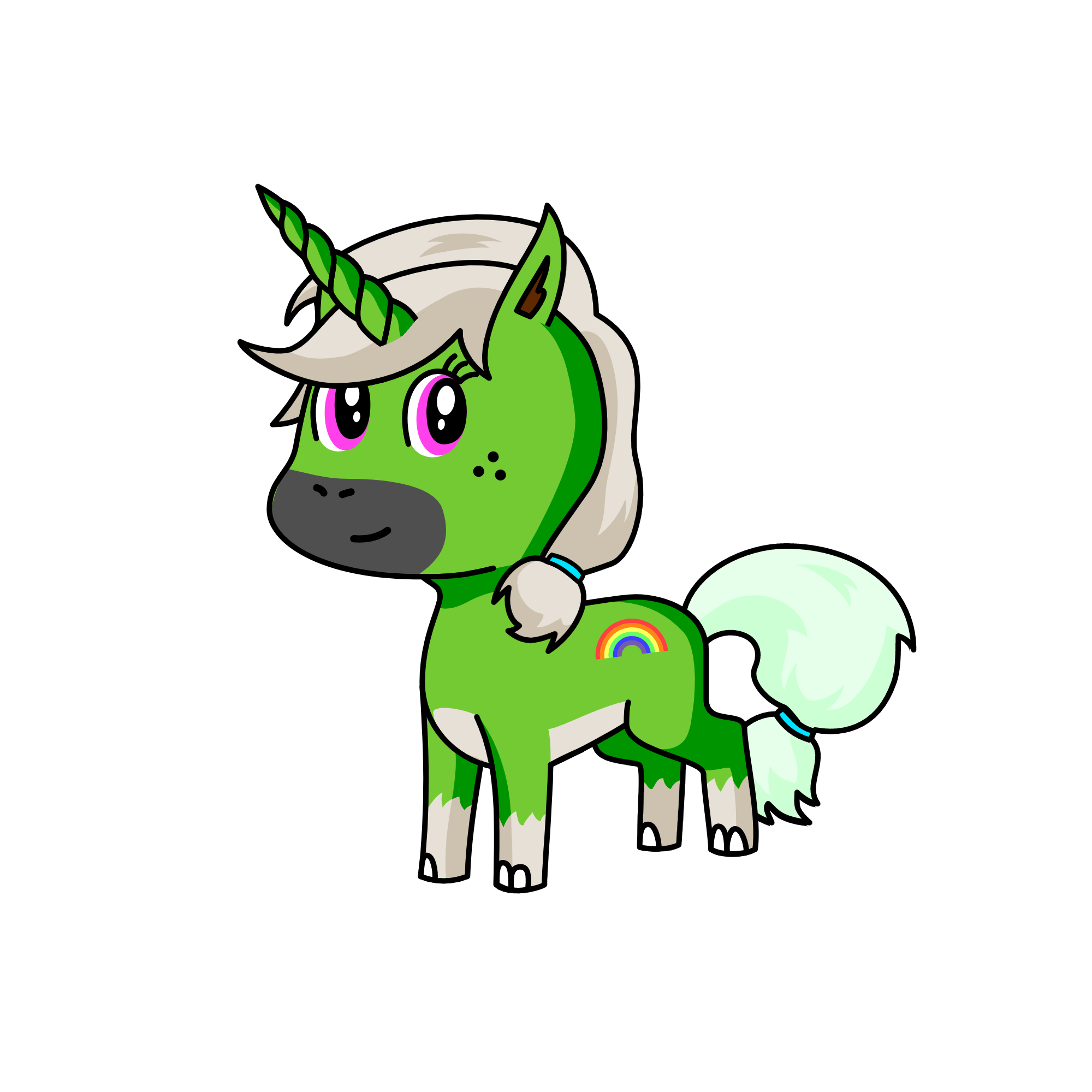 green bean, the unicorn