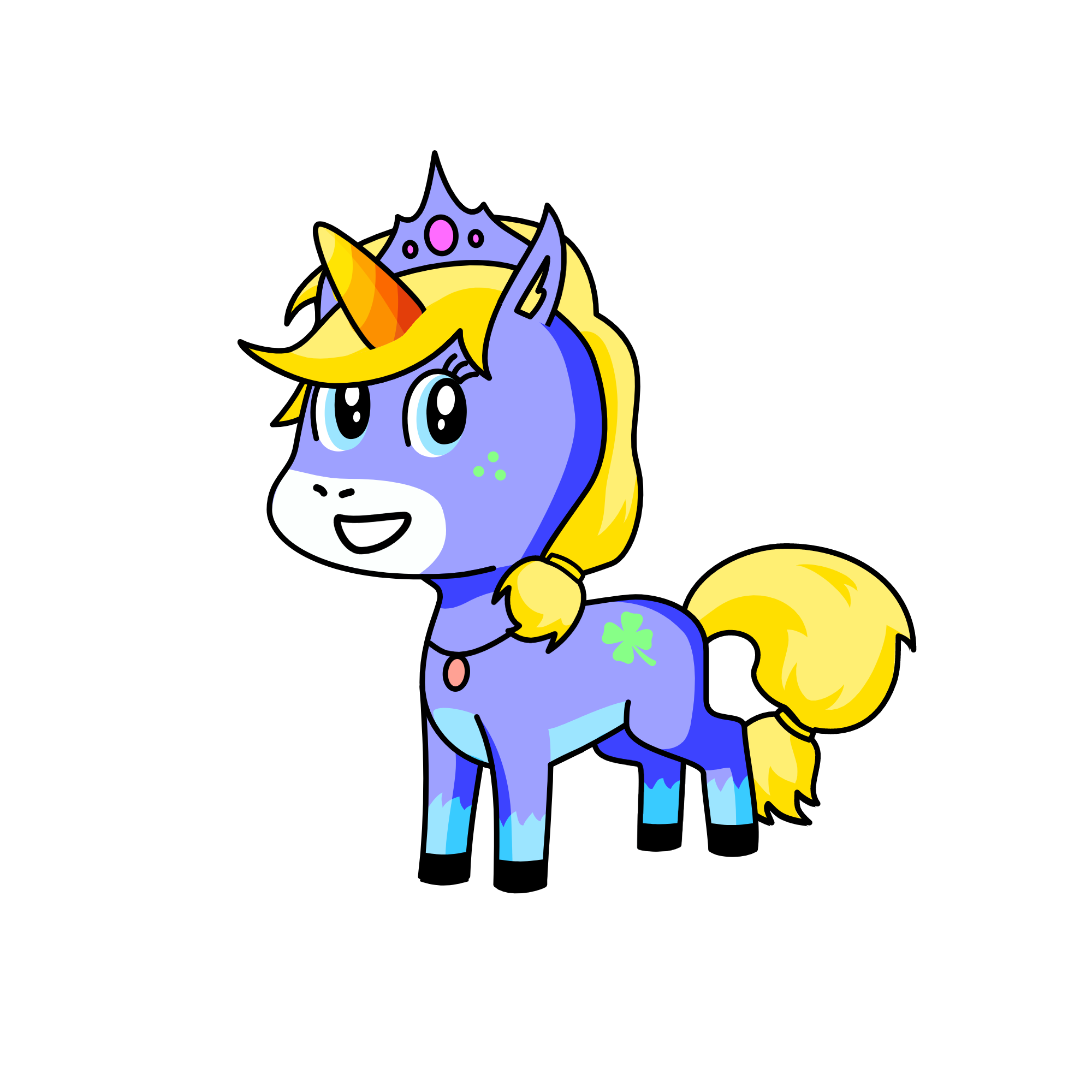 brighty, the unicorn