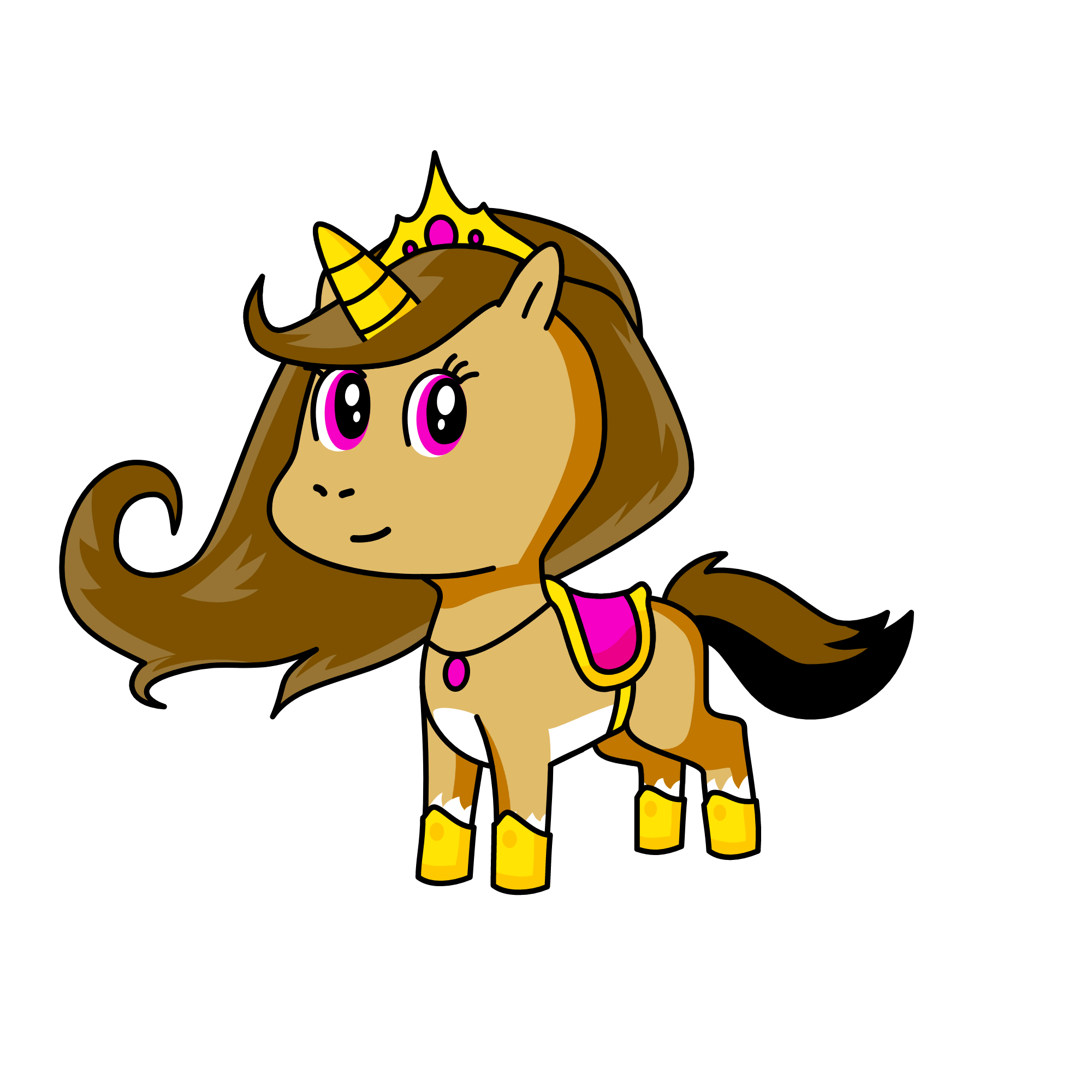 cristal charm, the unicorn