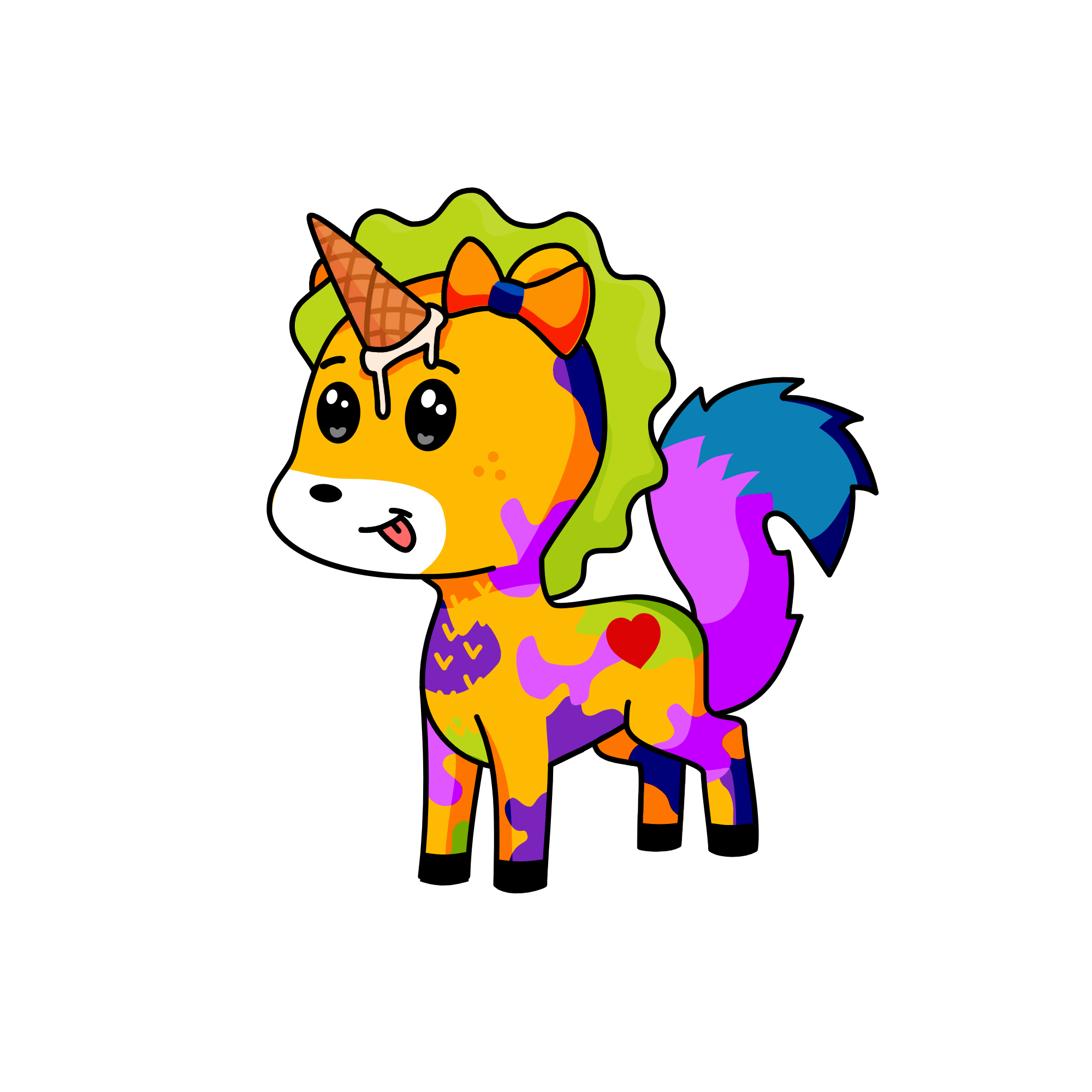 Lucky, the unicorn