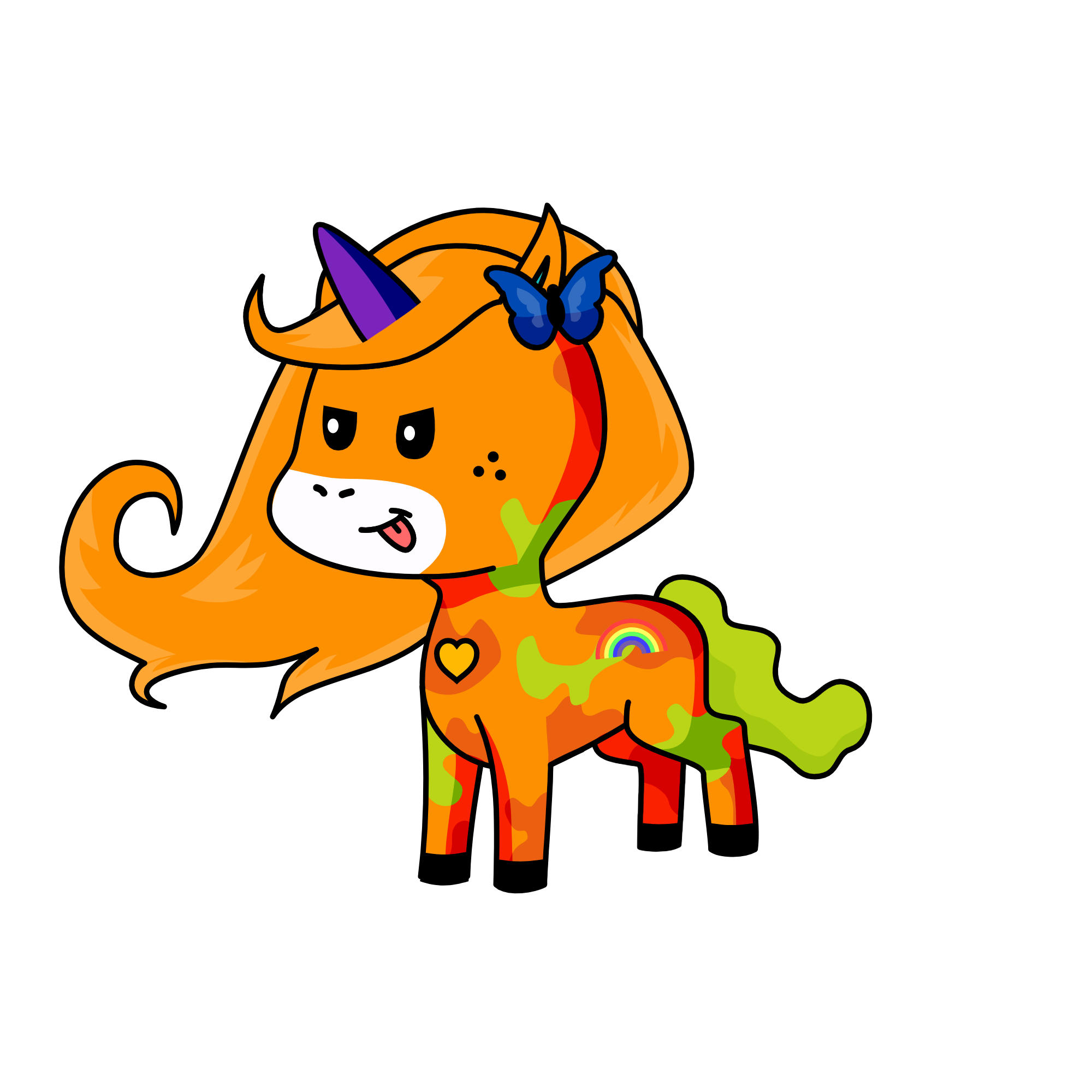 123, the unicorn