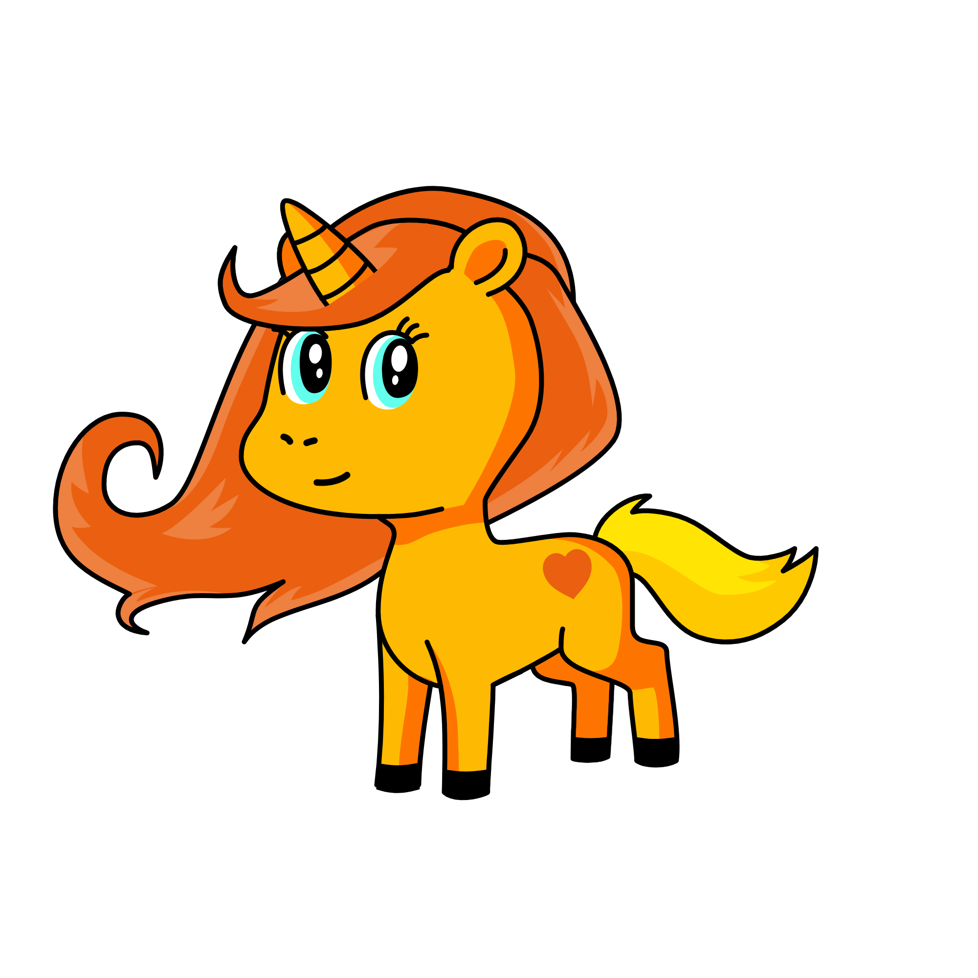 Sunset Shimmer, the unicorn
