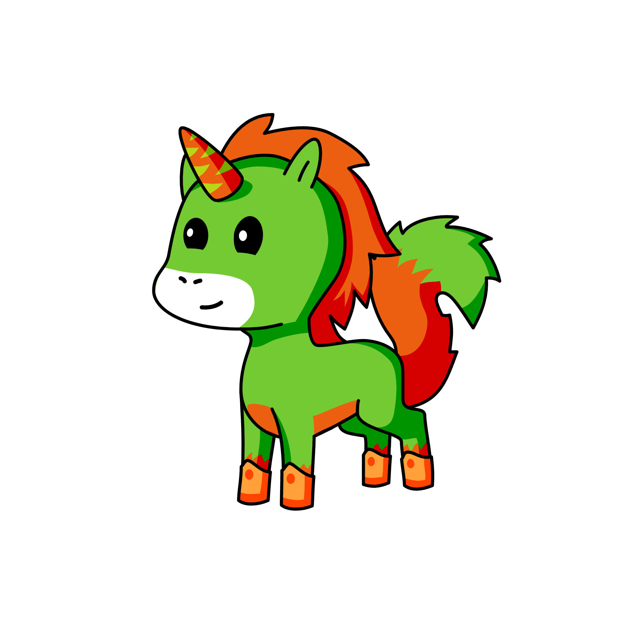 Tinsel, the unicorn