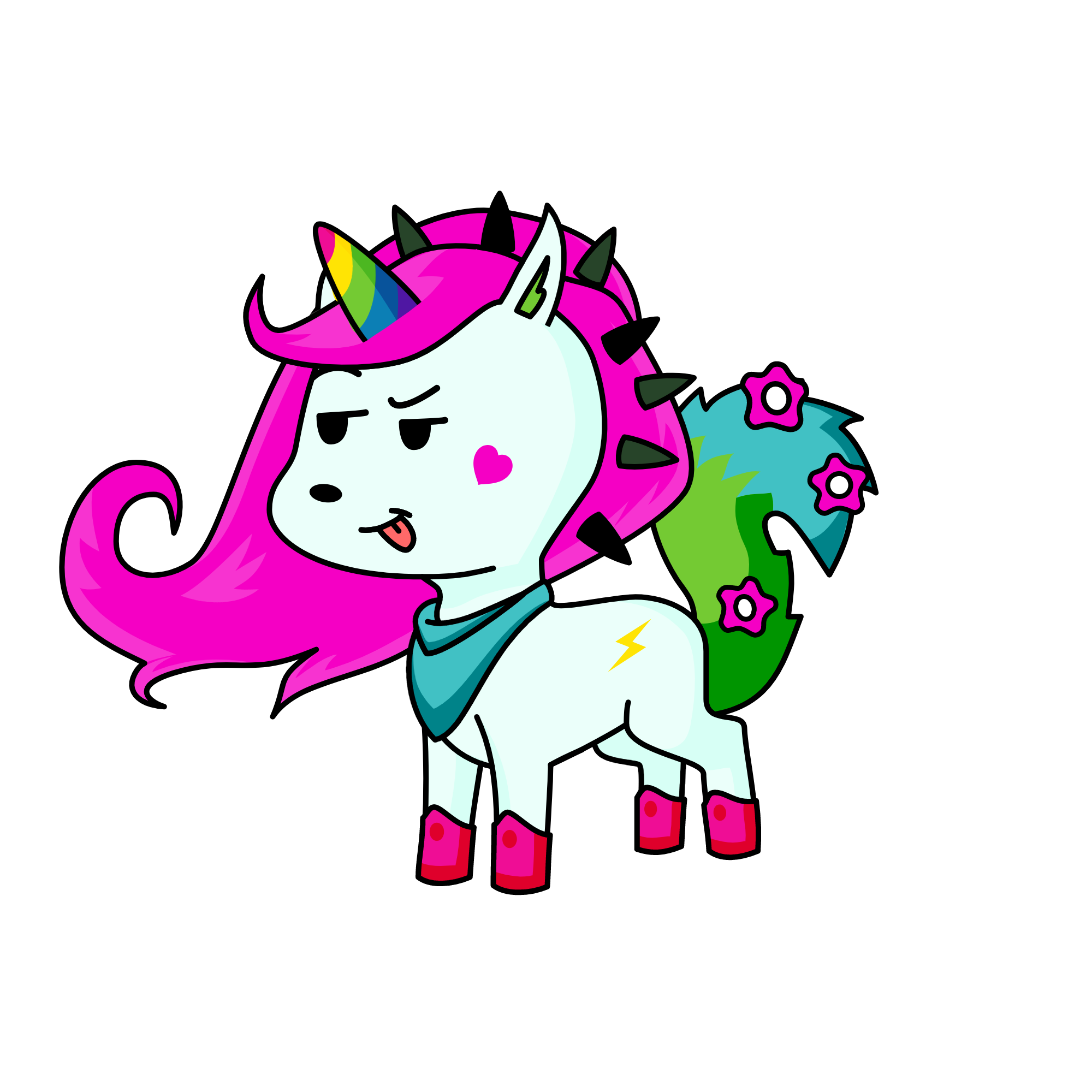 ASHER POOPY STINKS, the unicorn