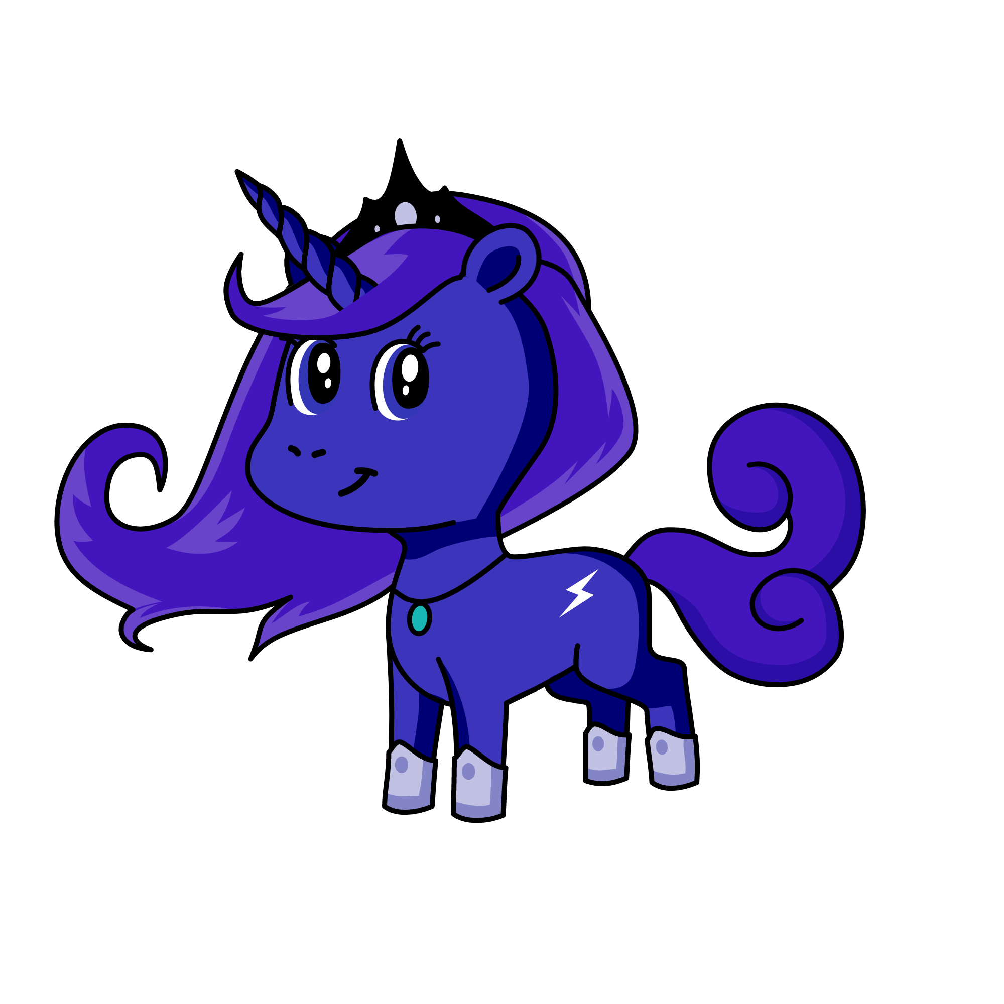 princes Luna , the unicorn