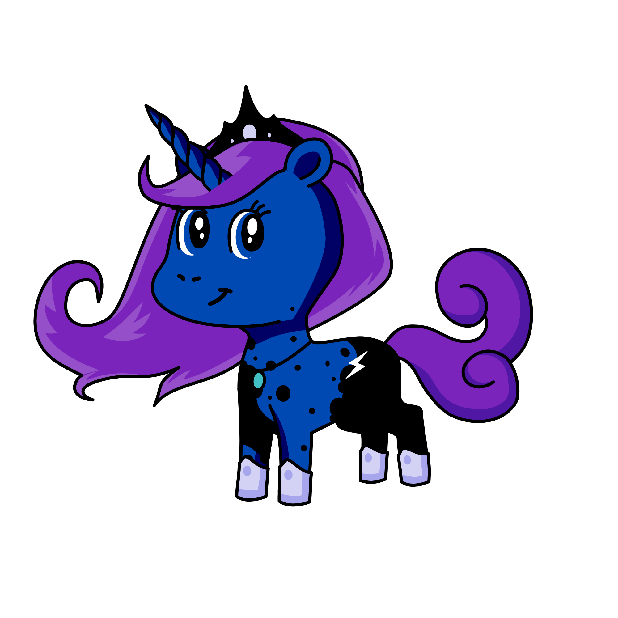 Luna, the unicorn