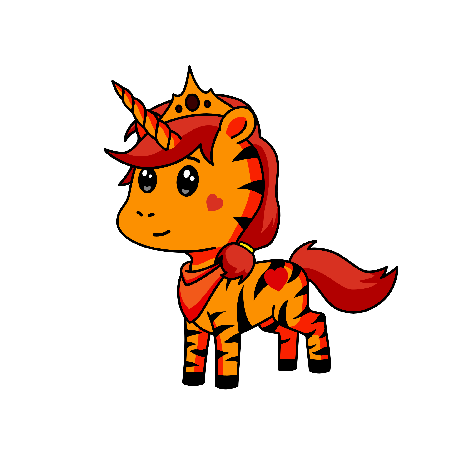Tiger, the unicorn