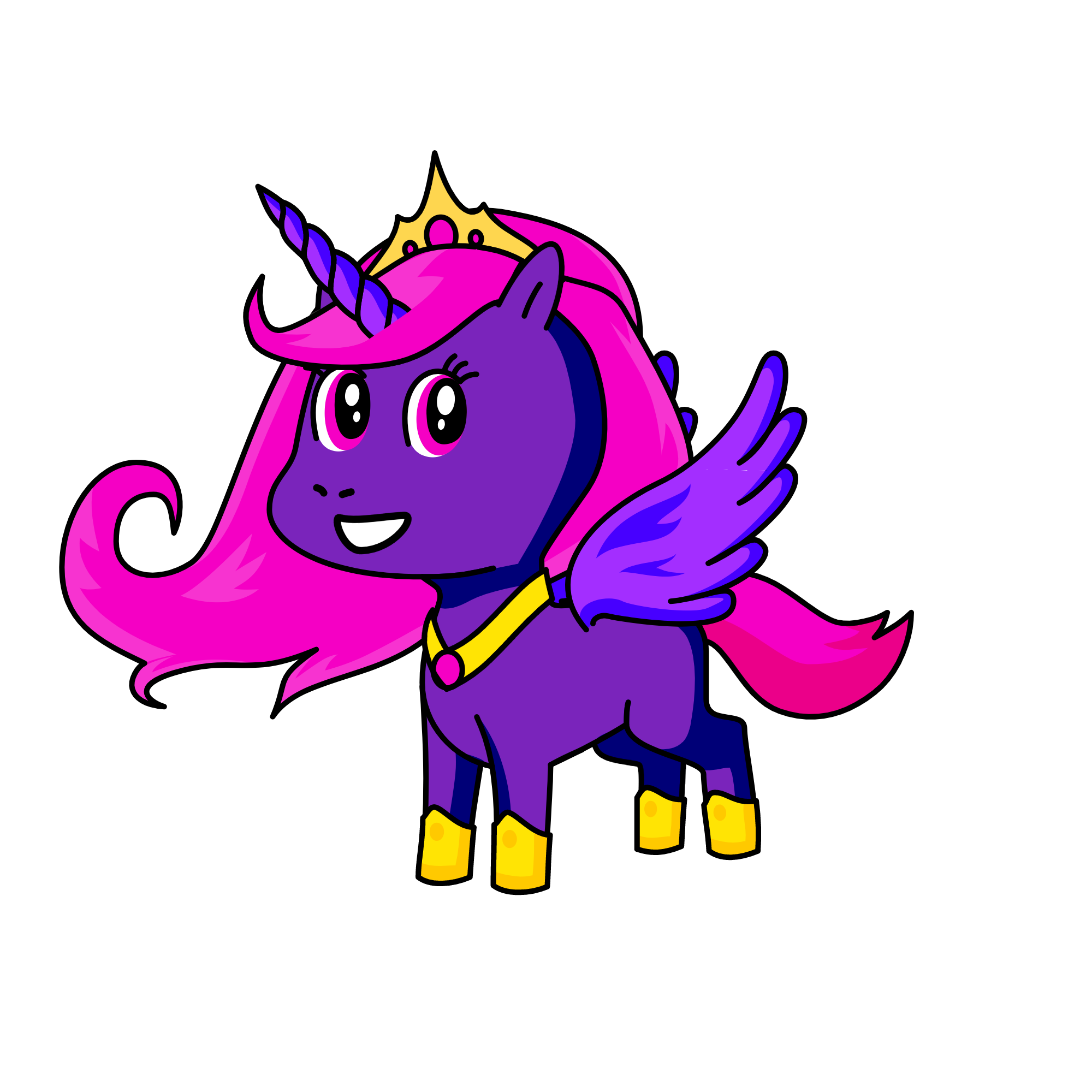 Princess Twilight Sparkle, the unicorn