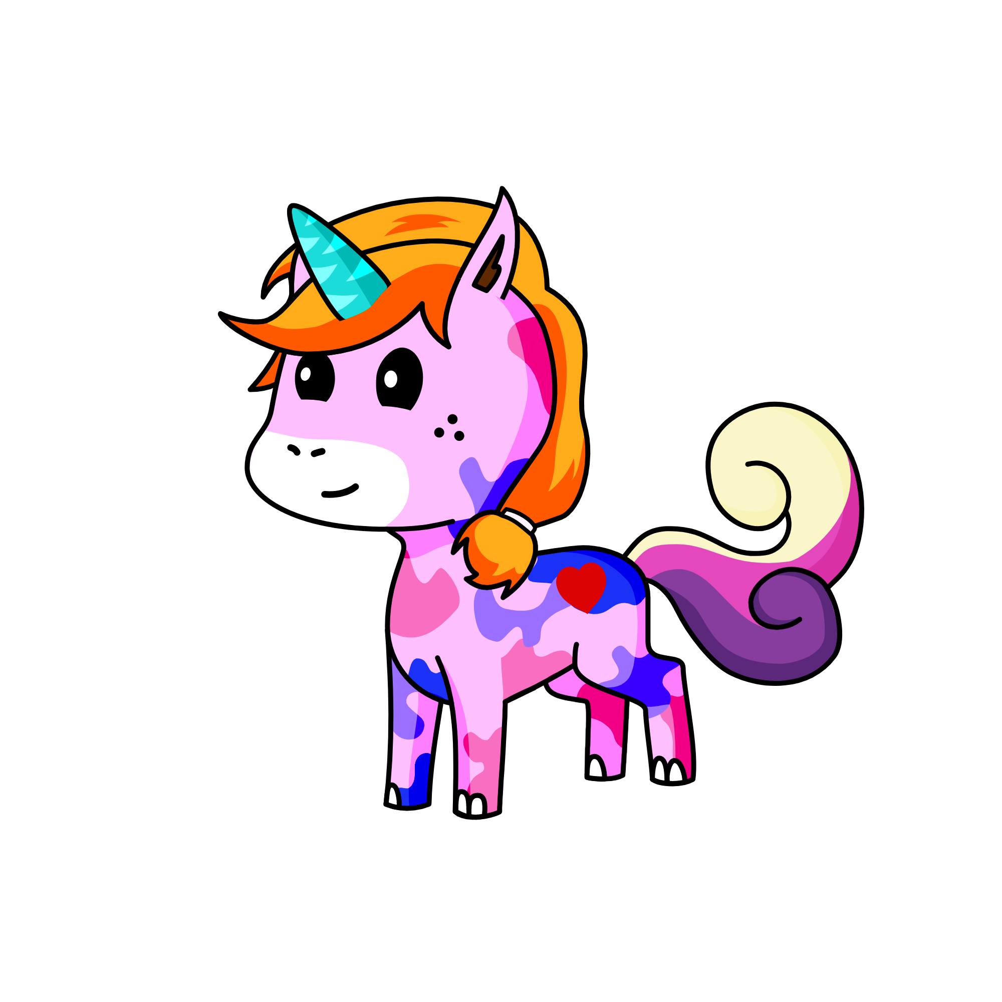 poop, the unicorn