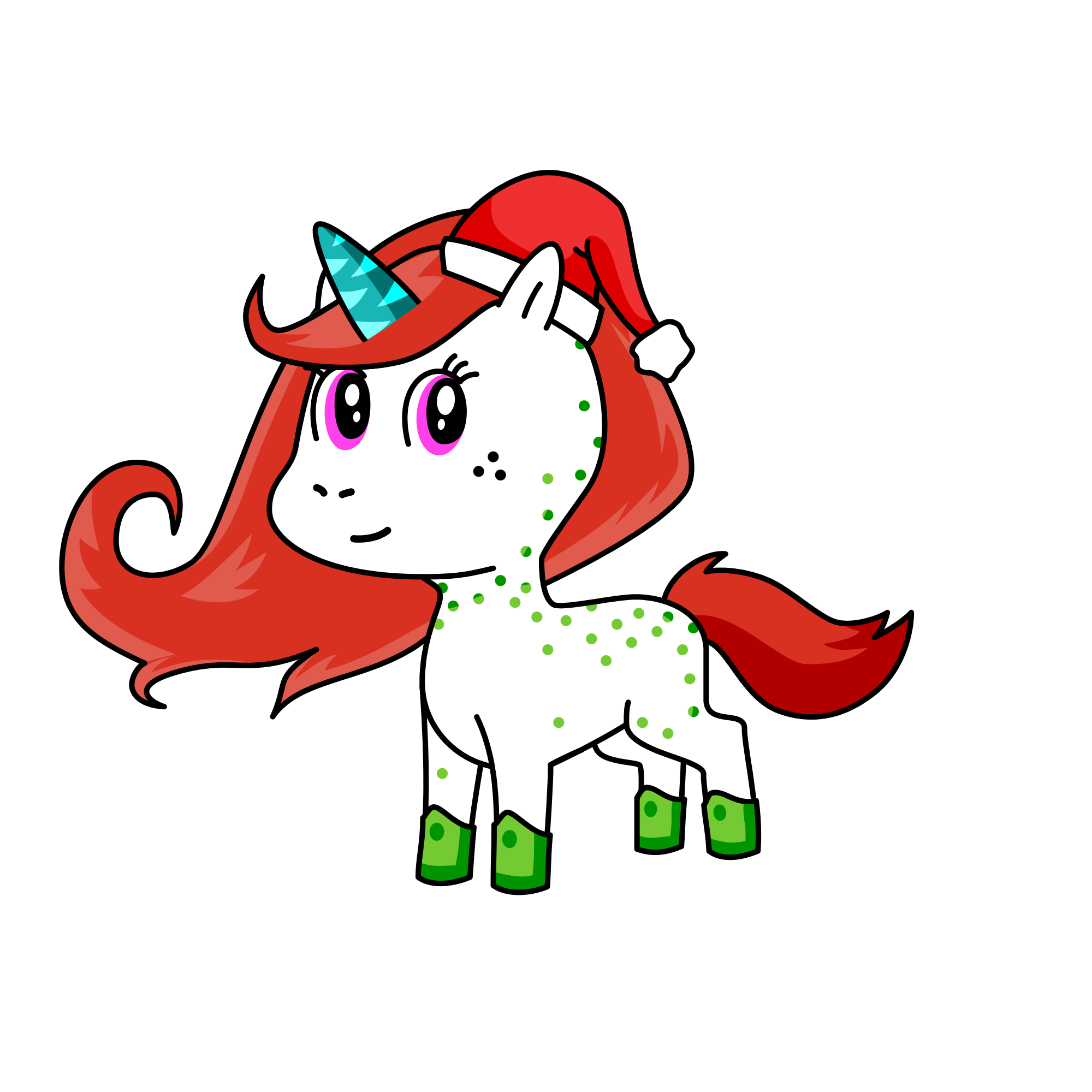 Christmasy, the unicorn