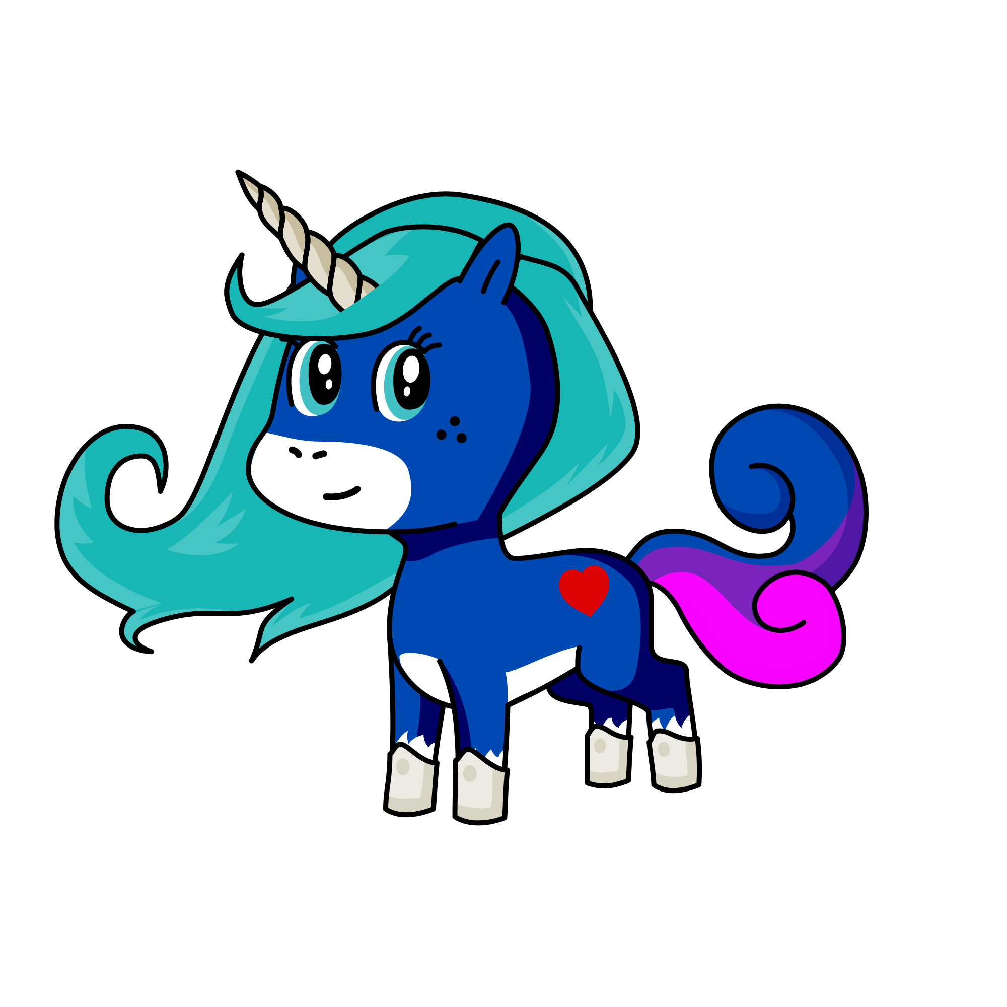Ashly, the unicorn