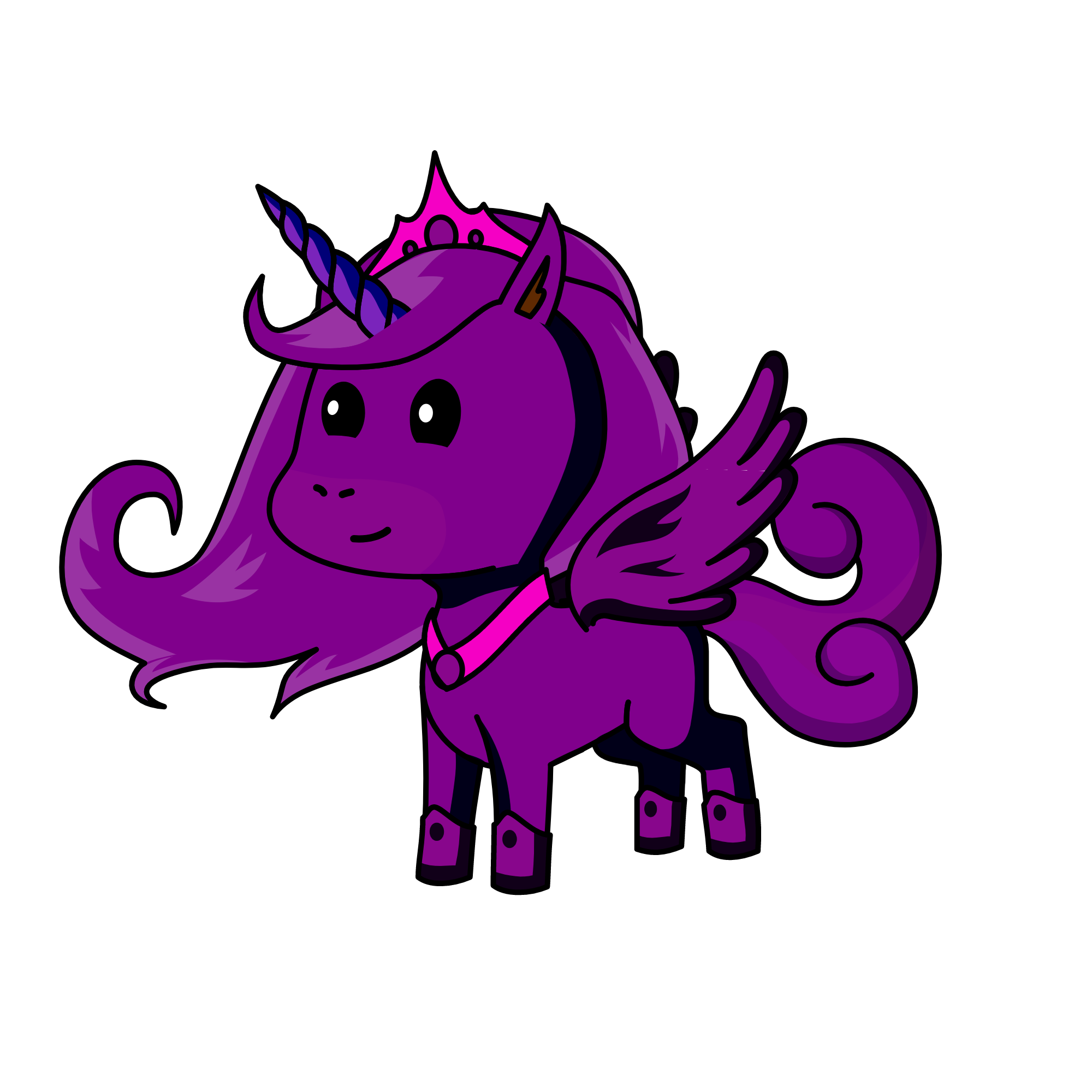 moonlight, the unicorn