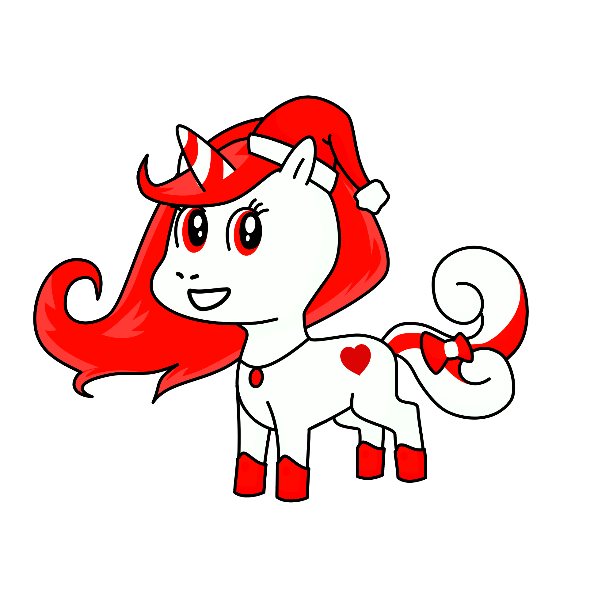 Queen chrismas, the unicorn