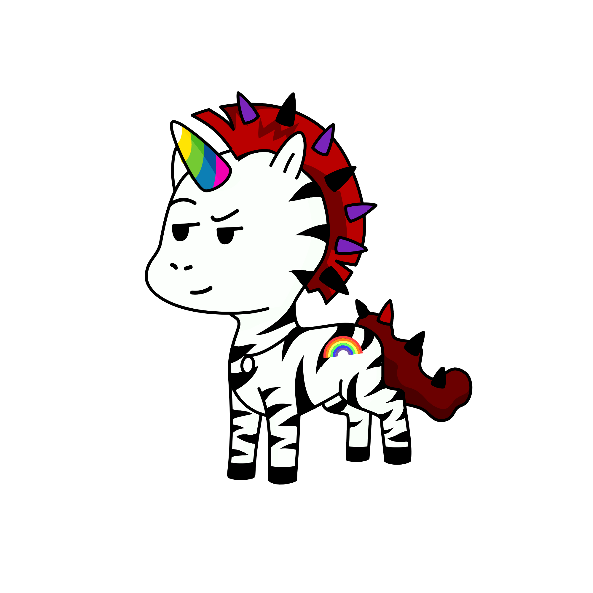 Bad Girl, the unicorn
