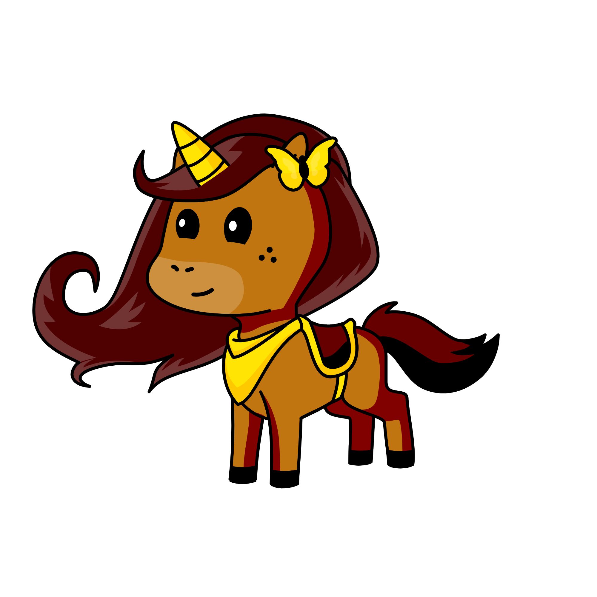 brownie, the unicorn