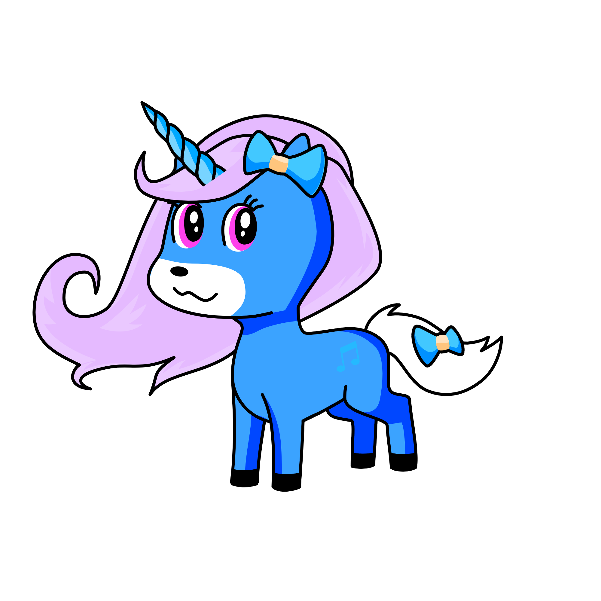 Crystal, the unicorn